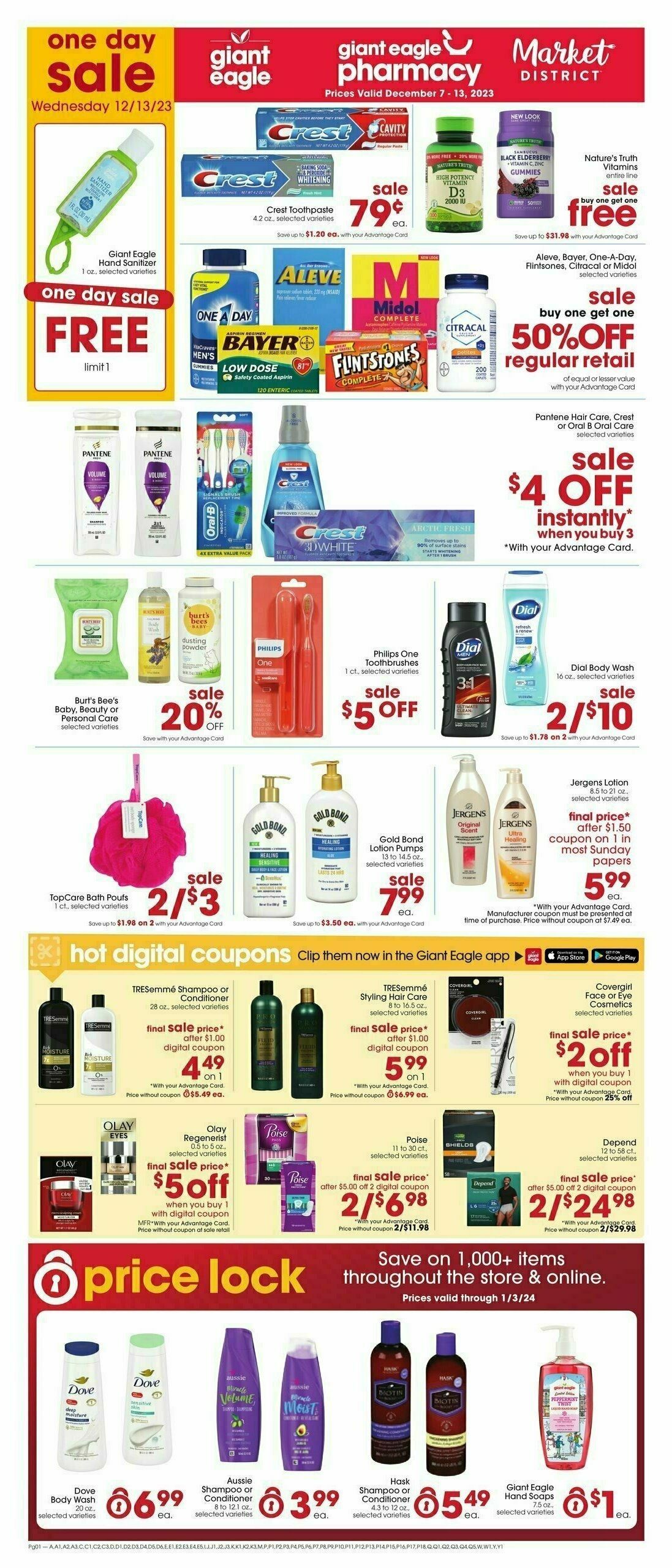 Giant Eagle Weekly Ad from December 7