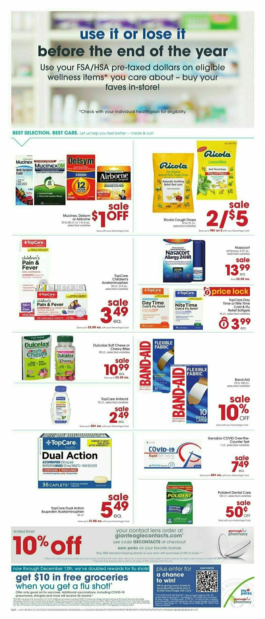 Giant Eagle Weekly Ad from December 7