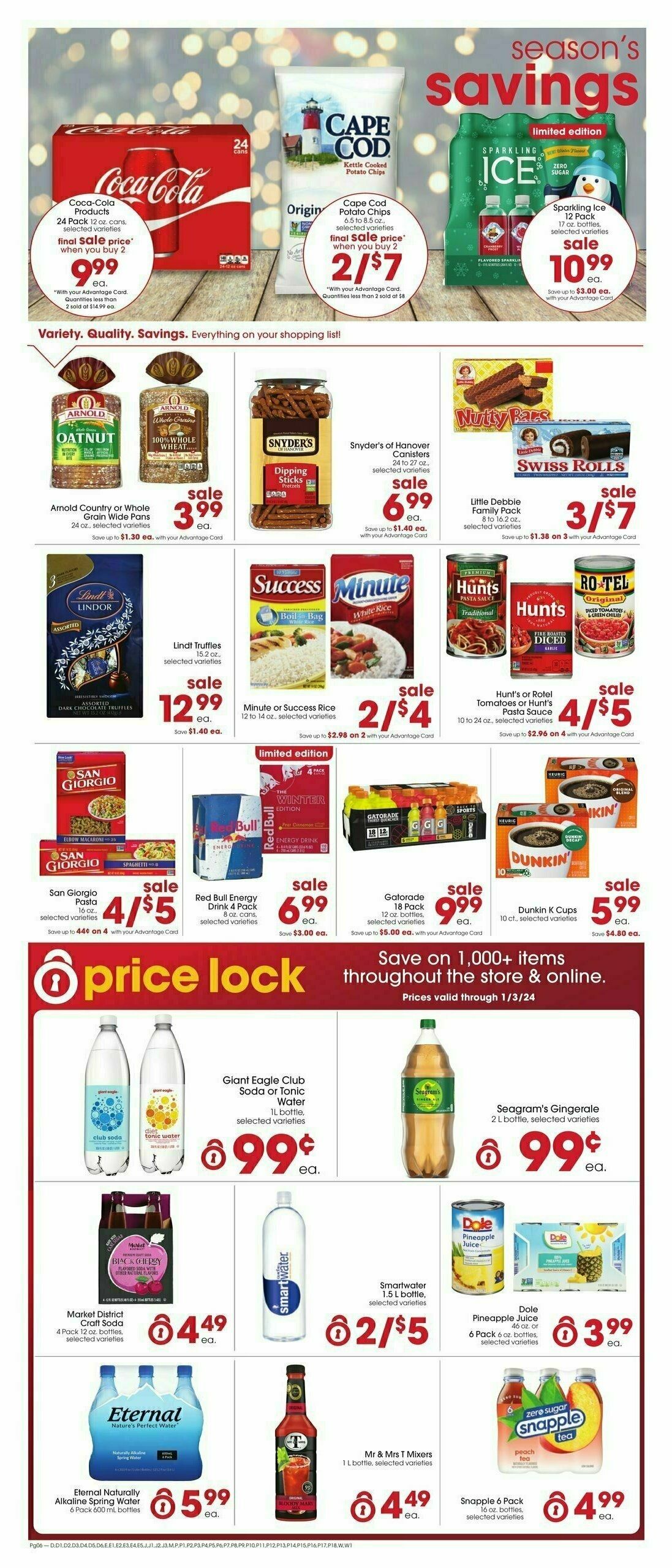 Giant Eagle Weekly Ad from December 7