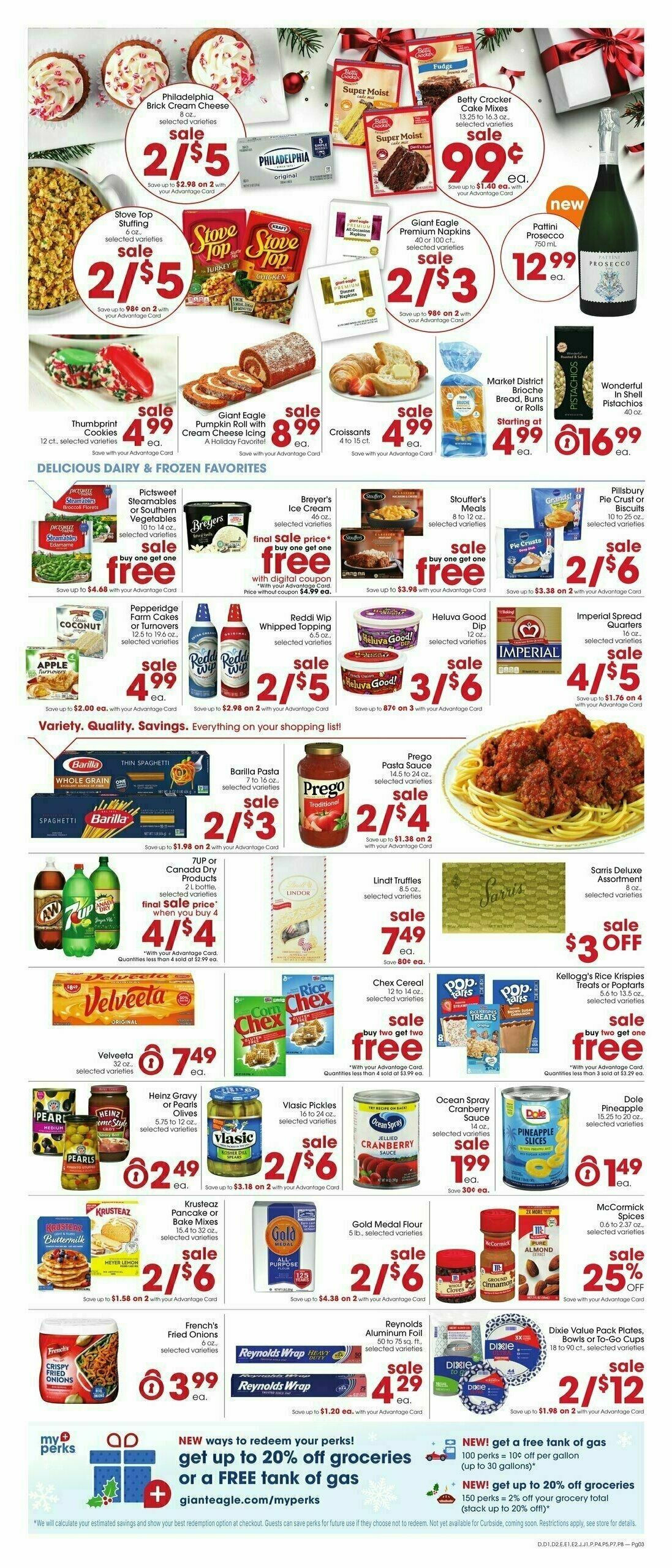 Giant Eagle Weekly Ad from December 14