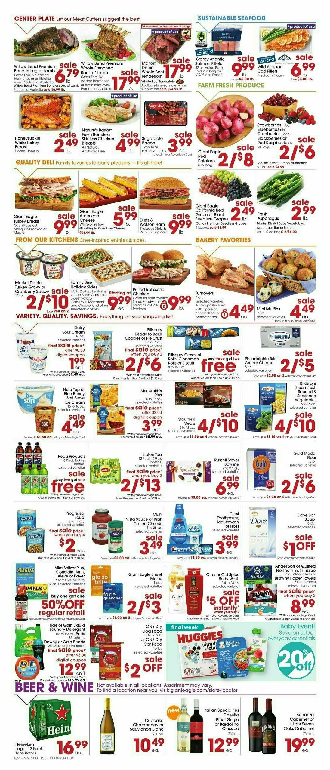 Giant Eagle Weekly Ad from December 21