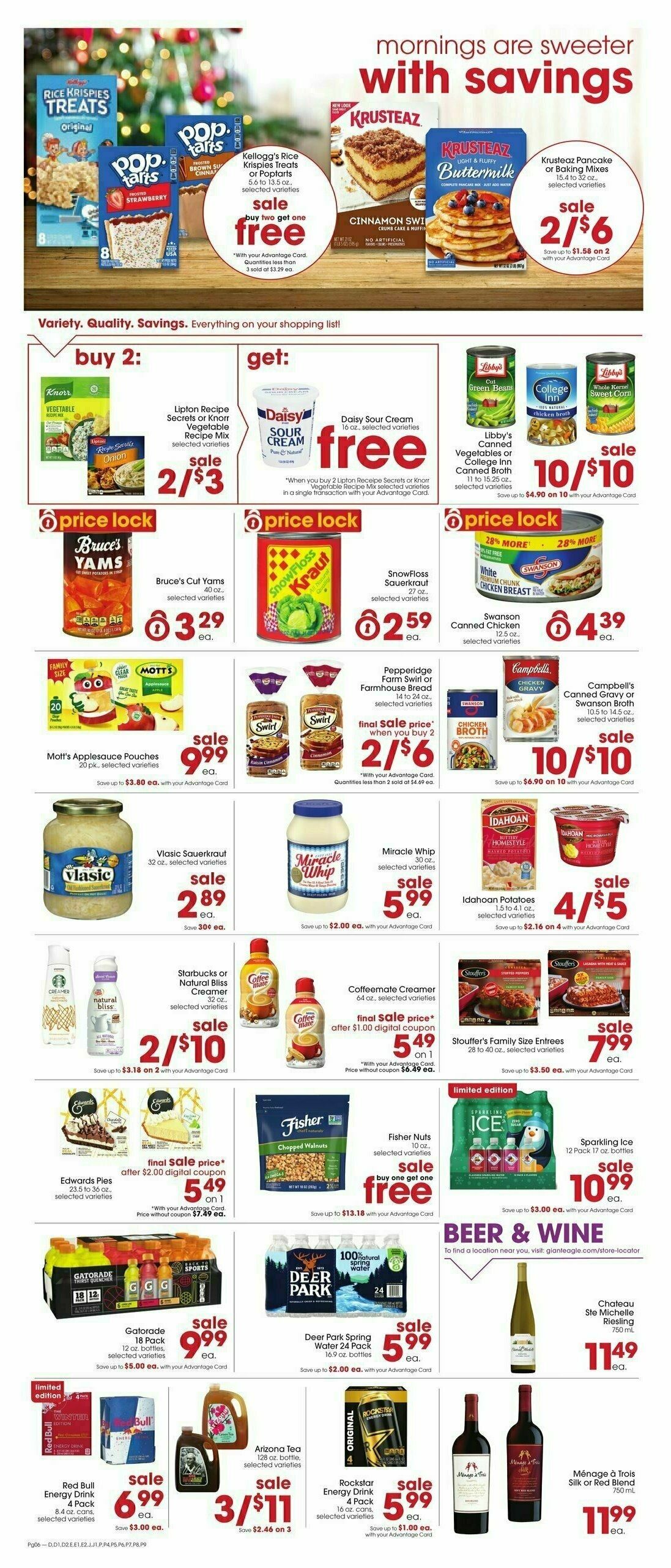 Giant Eagle Weekly Ad from December 21