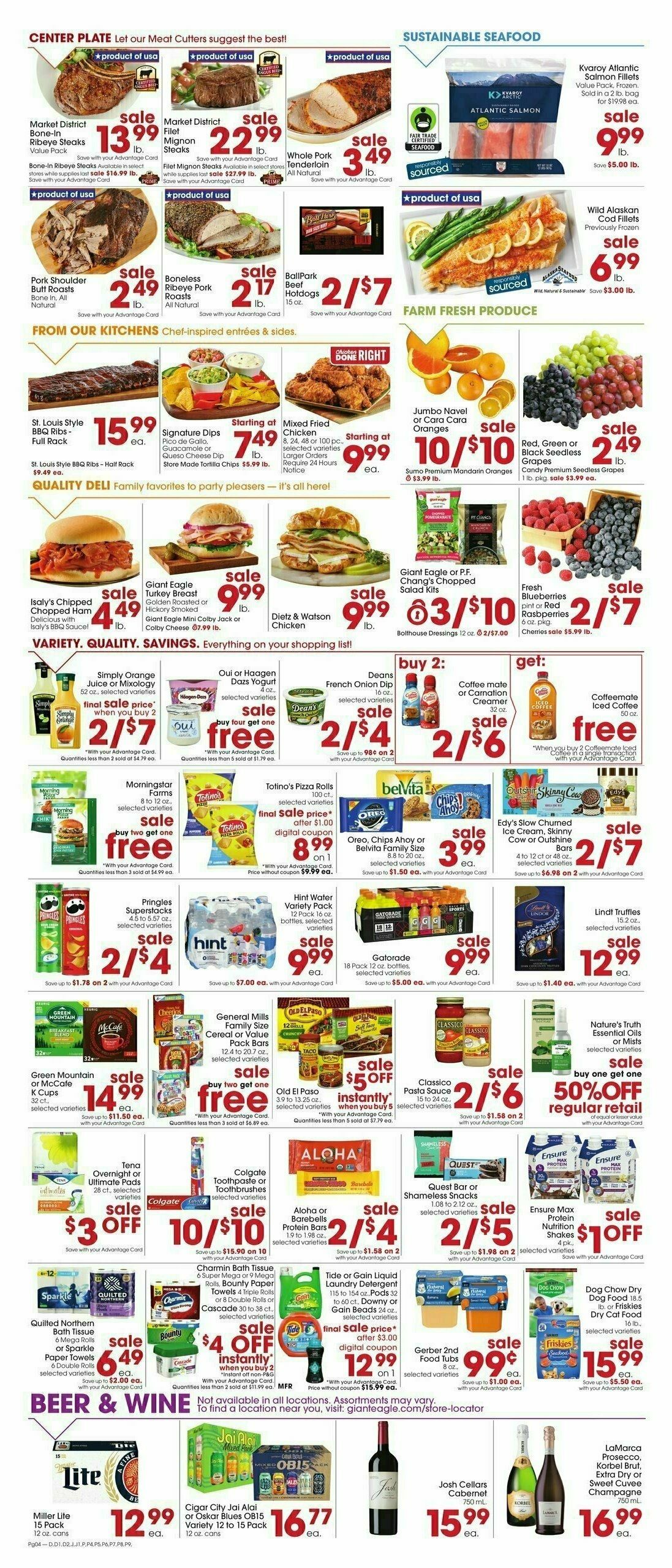 Giant Eagle Weekly Ad from December 28