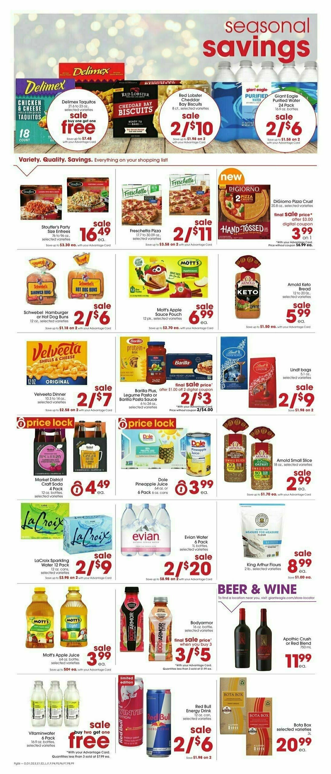 Giant Eagle Weekly Ad from December 28