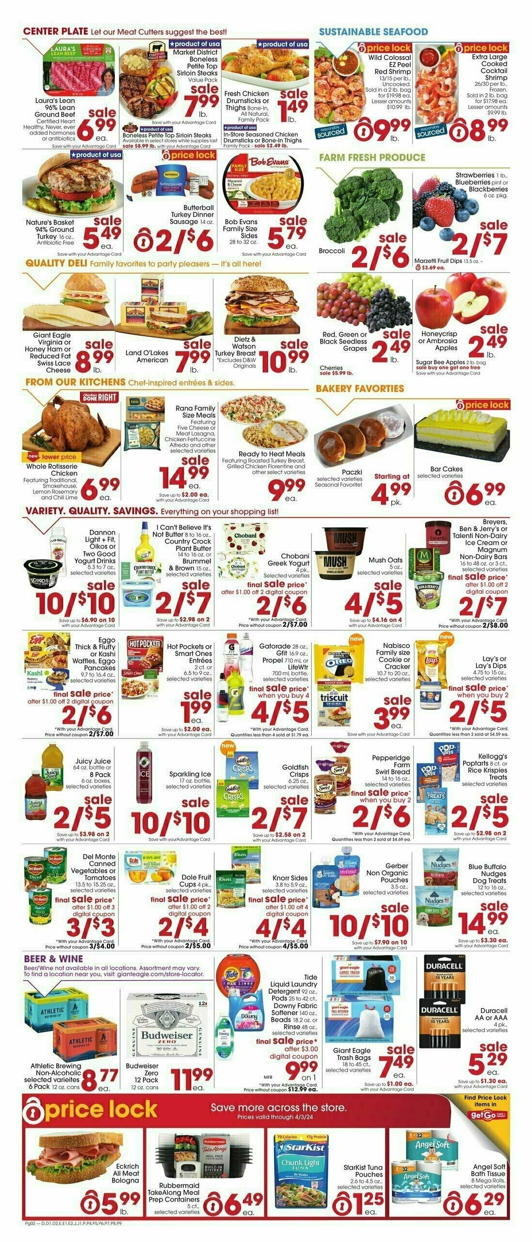 Giant Eagle Weekly Ad from January 4