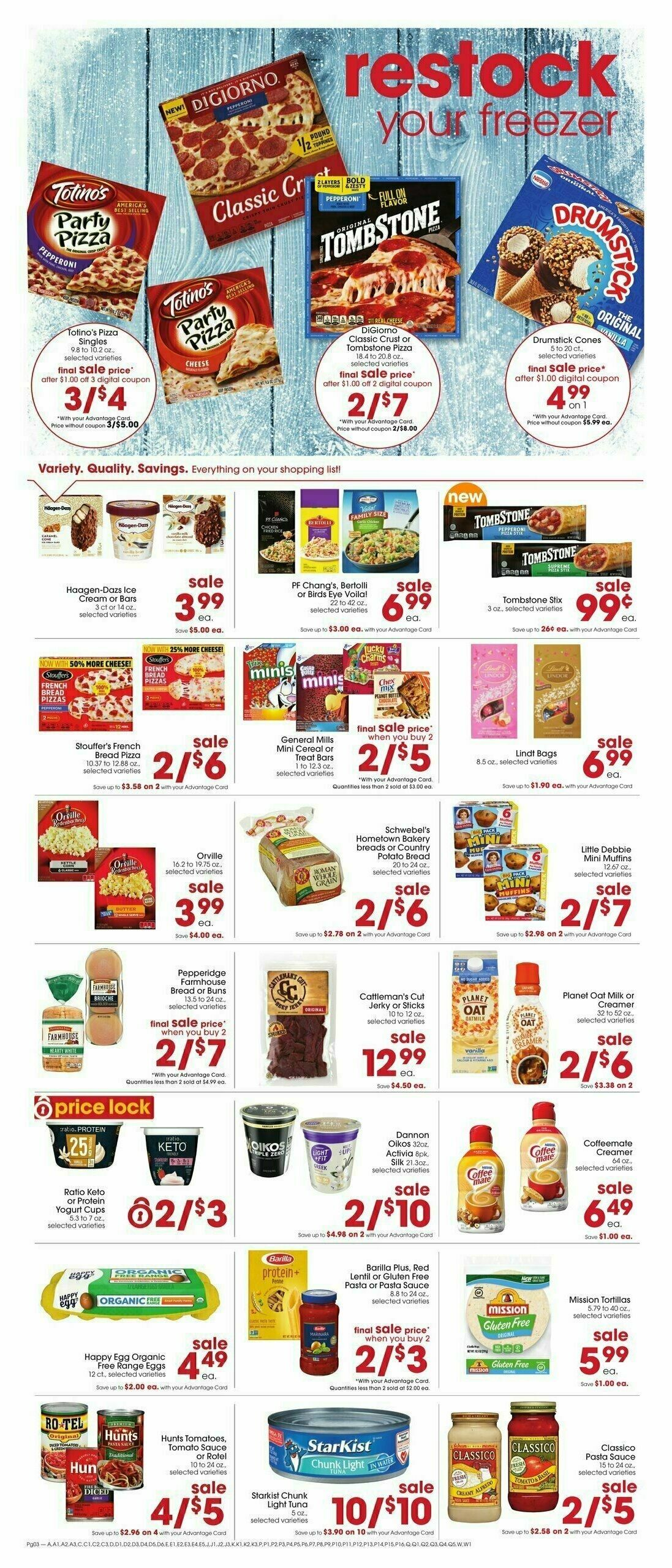 Giant Eagle Weekly Ad from January 18