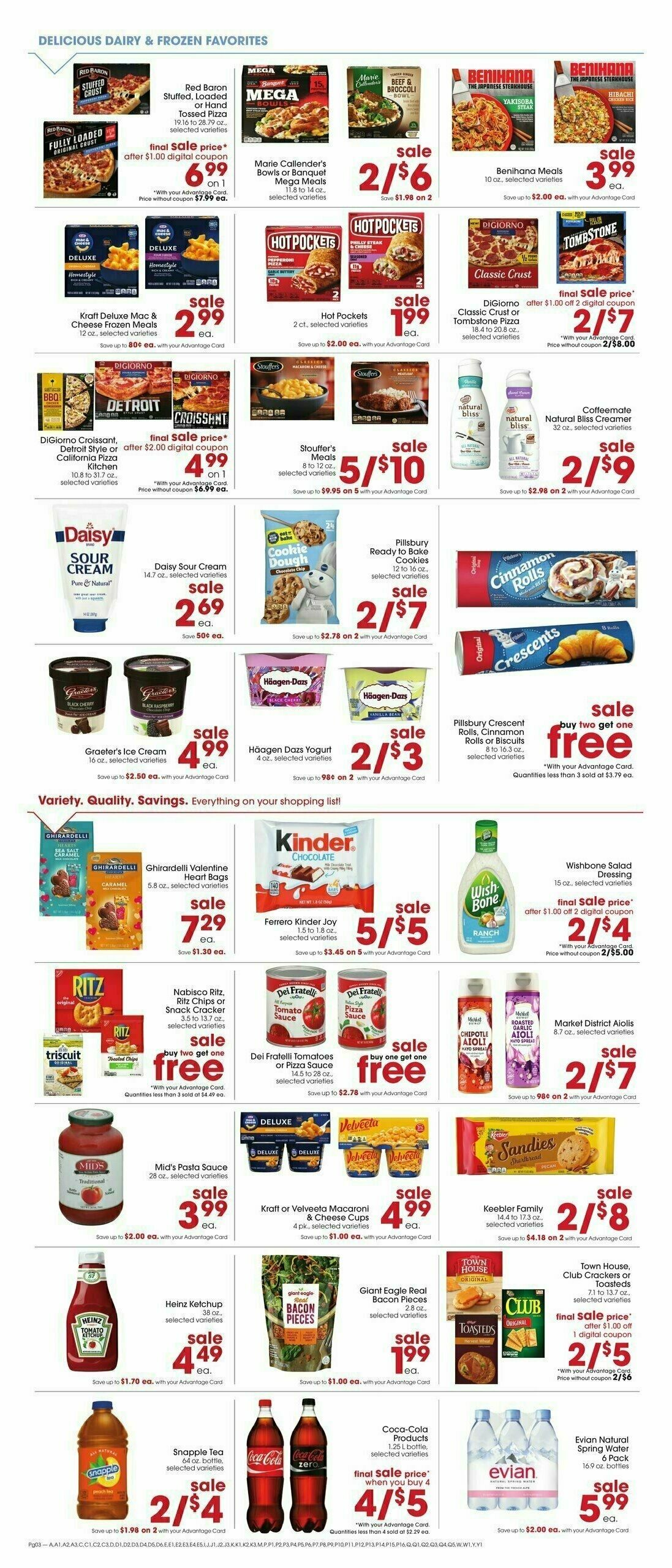 Giant Eagle Weekly Ad from January 25