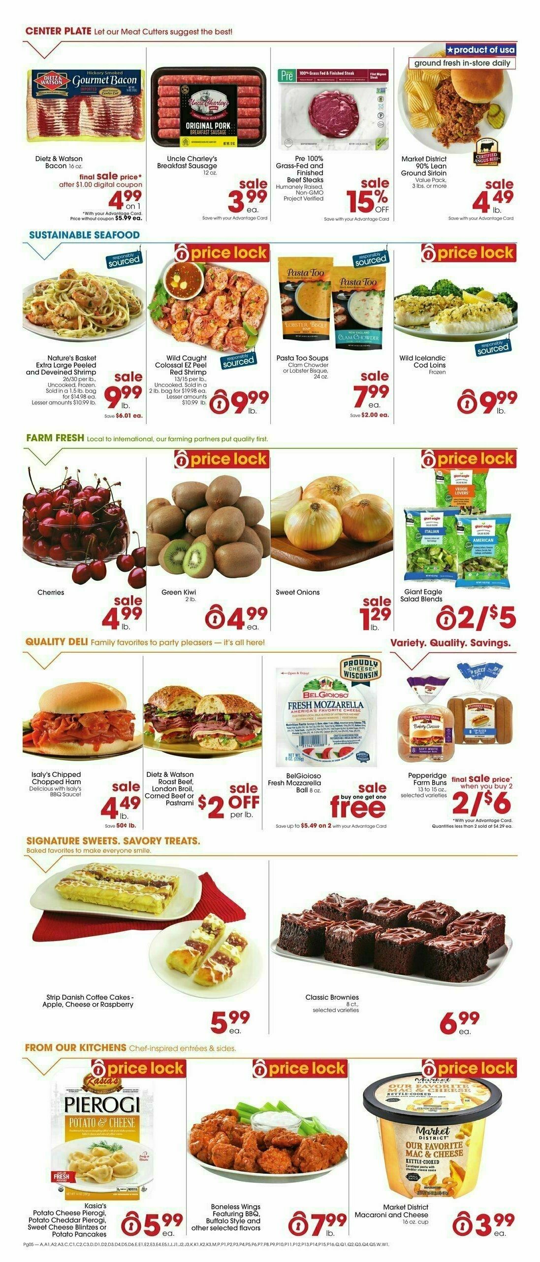 Giant Eagle Weekly Ad from January 25