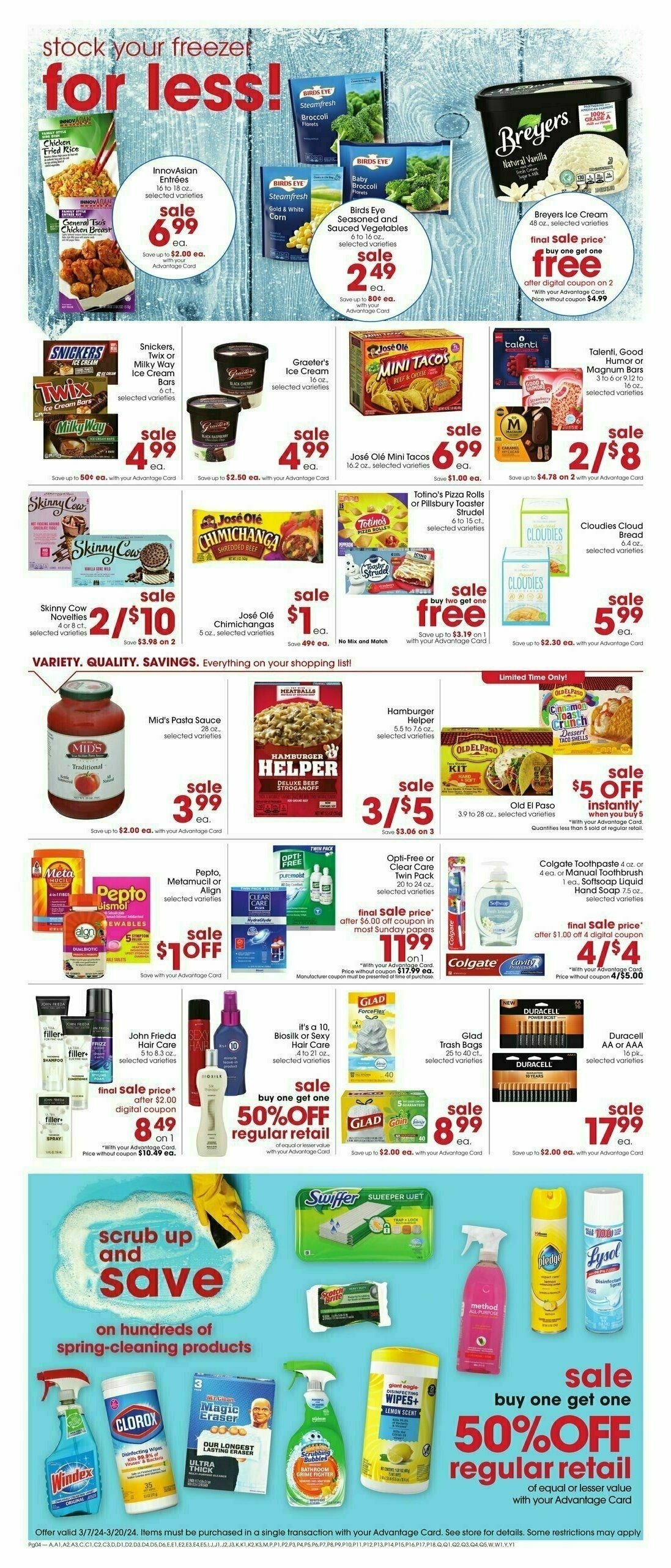 Giant Eagle Weekly Ad from March 7