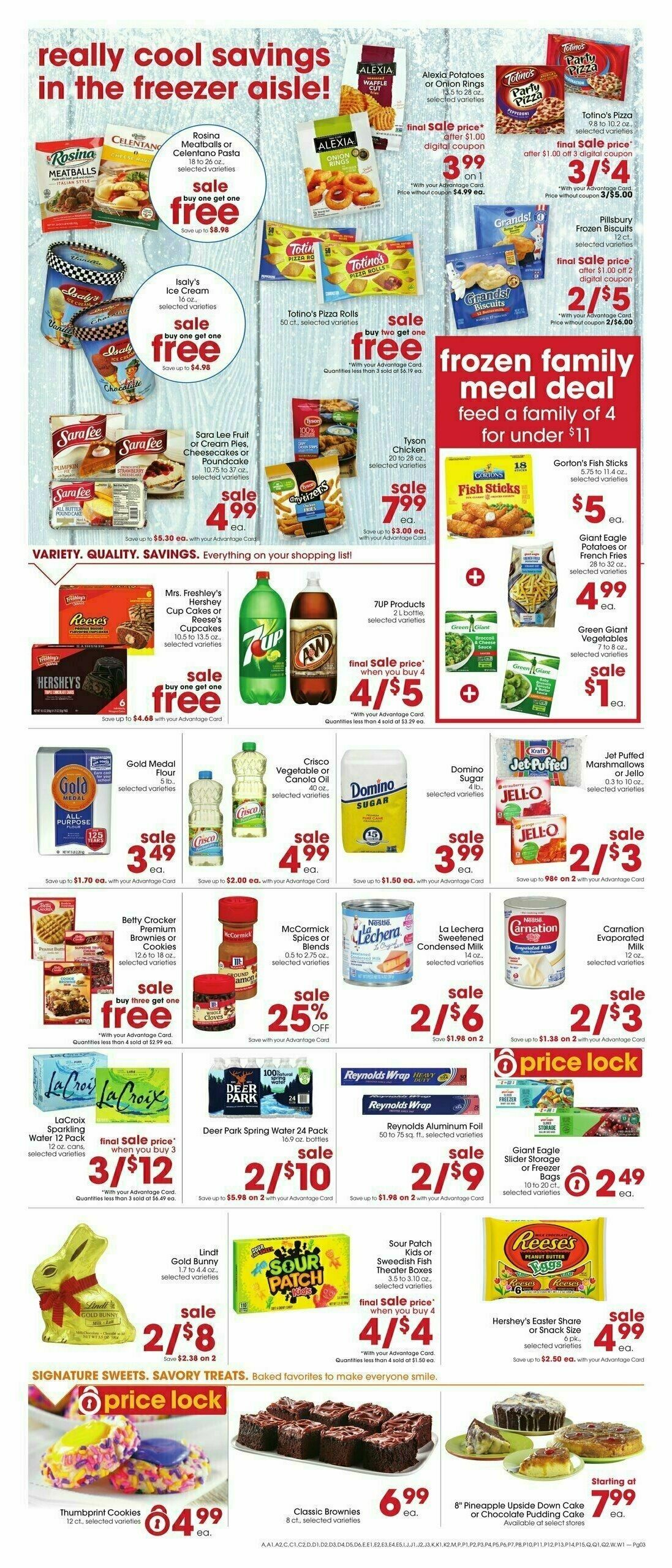 Giant Eagle Weekly Ad from March 21