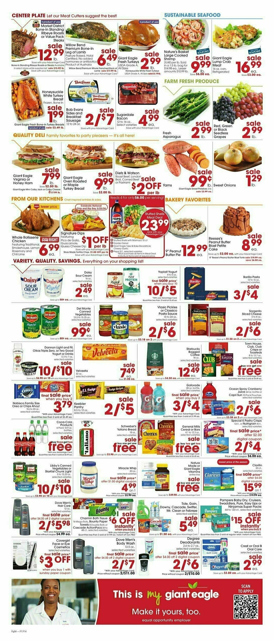 Giant Eagle Weekly Ad from March 21