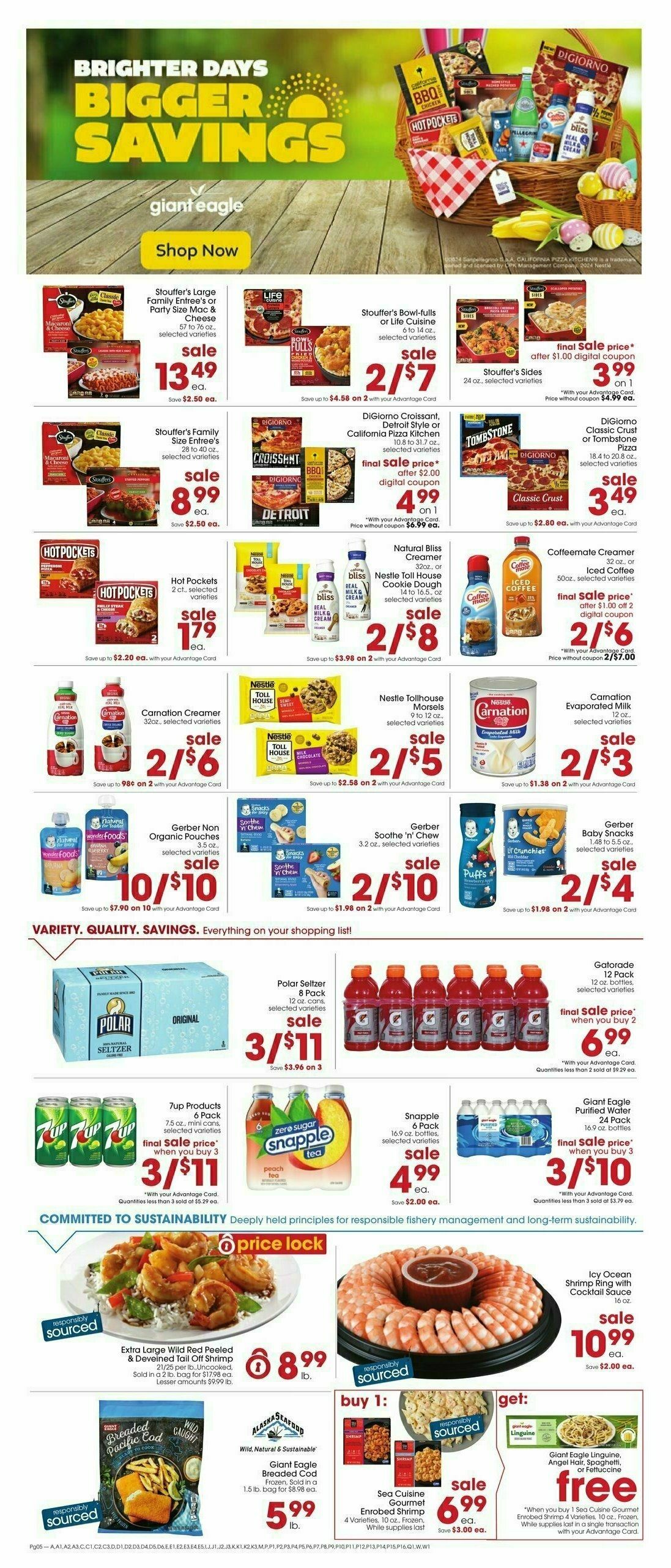 Giant Eagle Weekly Ad from March 21