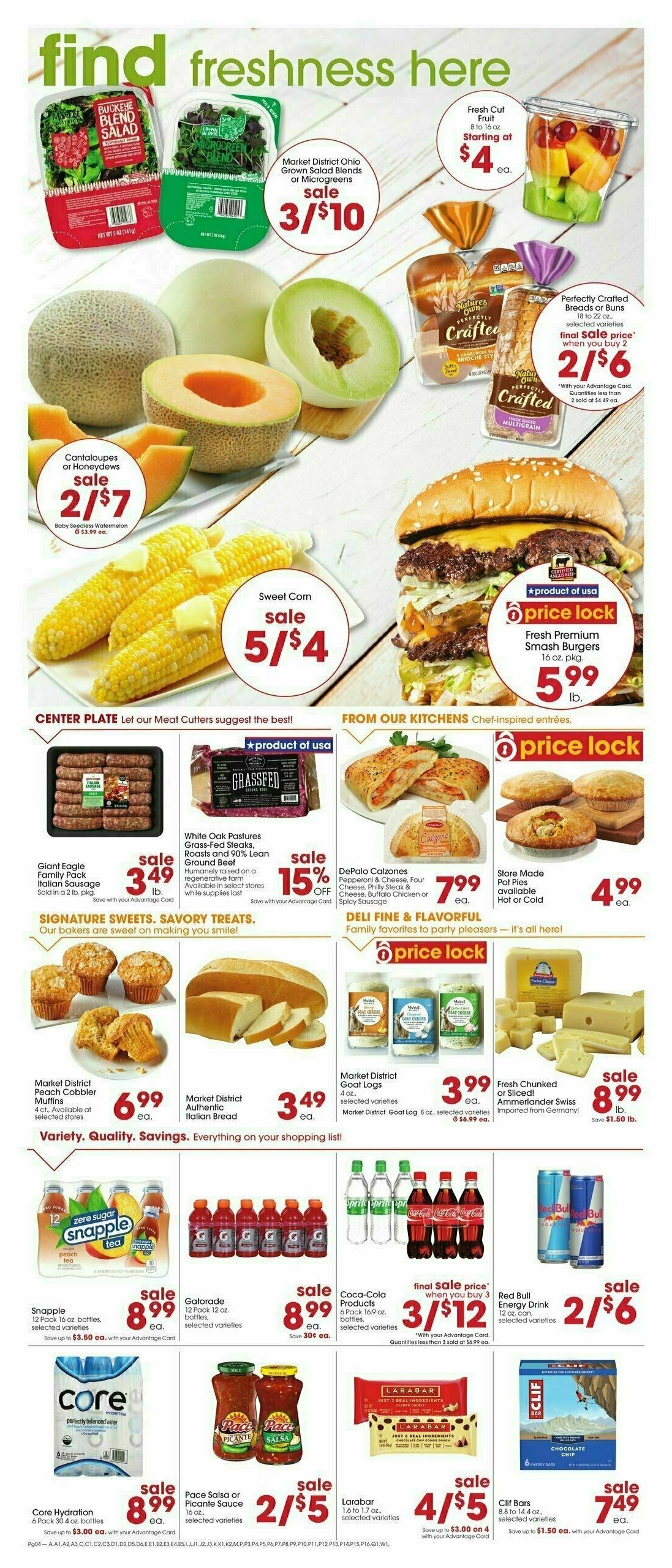 Giant Eagle Weekly Ad from April 4