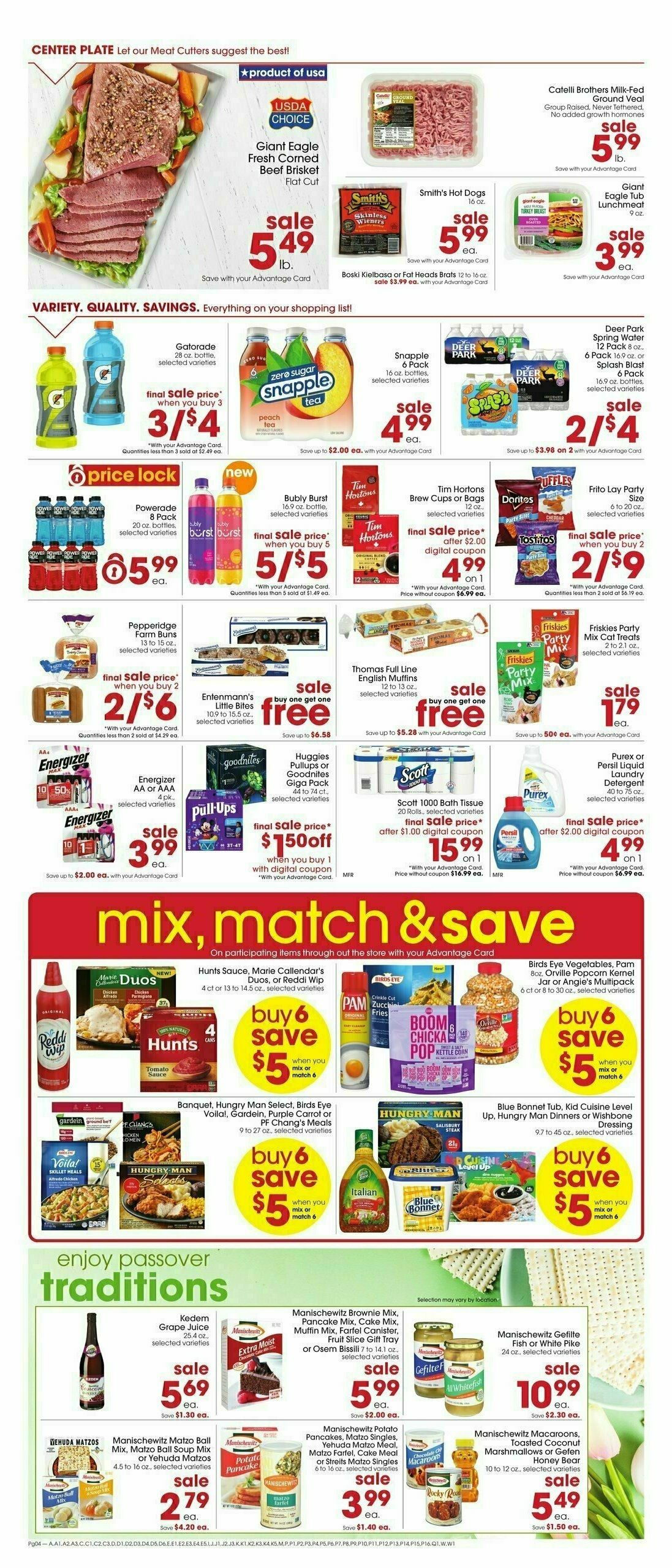 Giant Eagle Weekly Ad from April 18