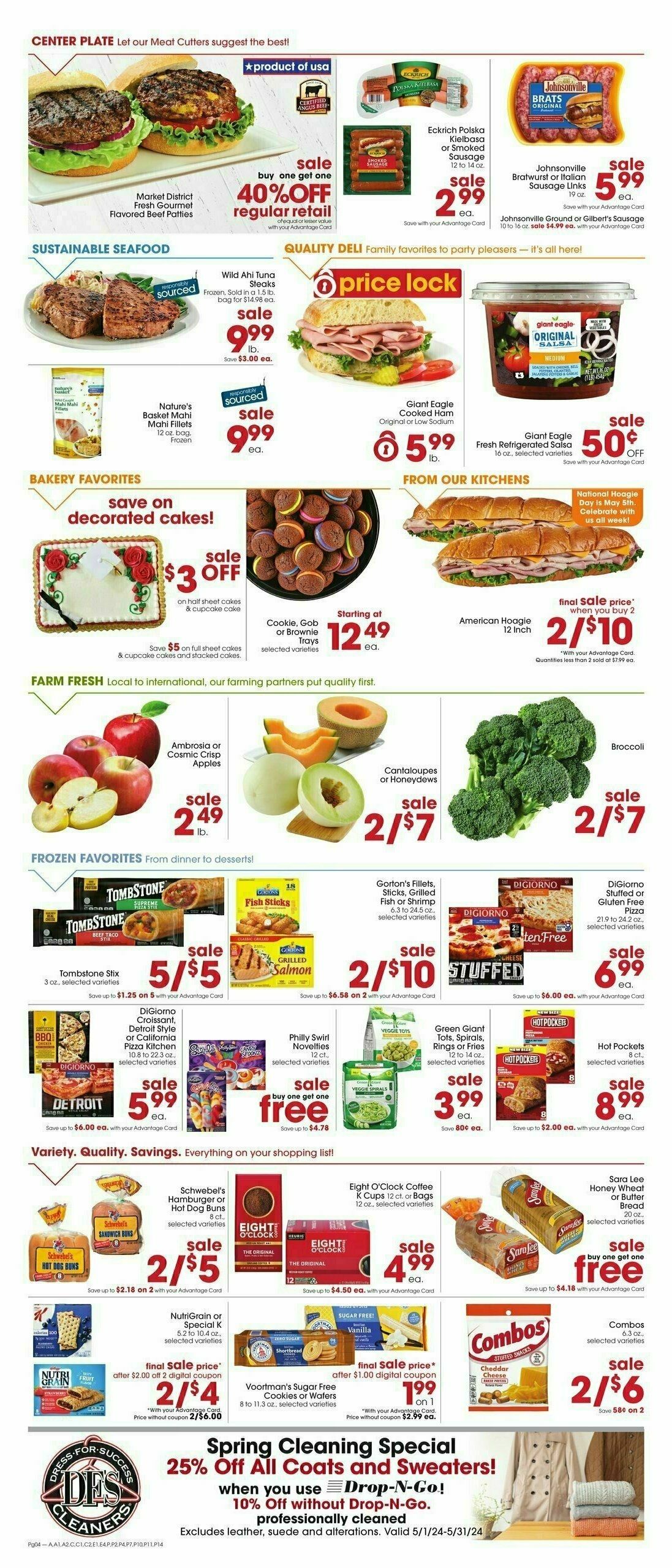 Giant Eagle Weekly Ad from May 2