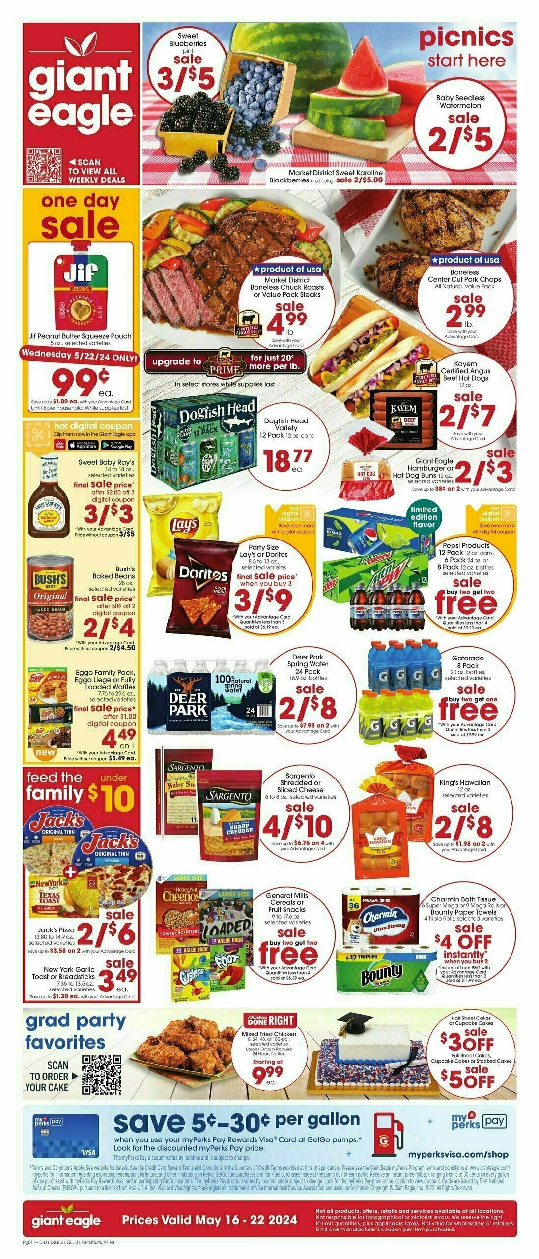 Giant Eagle Weekly Ad from May 16