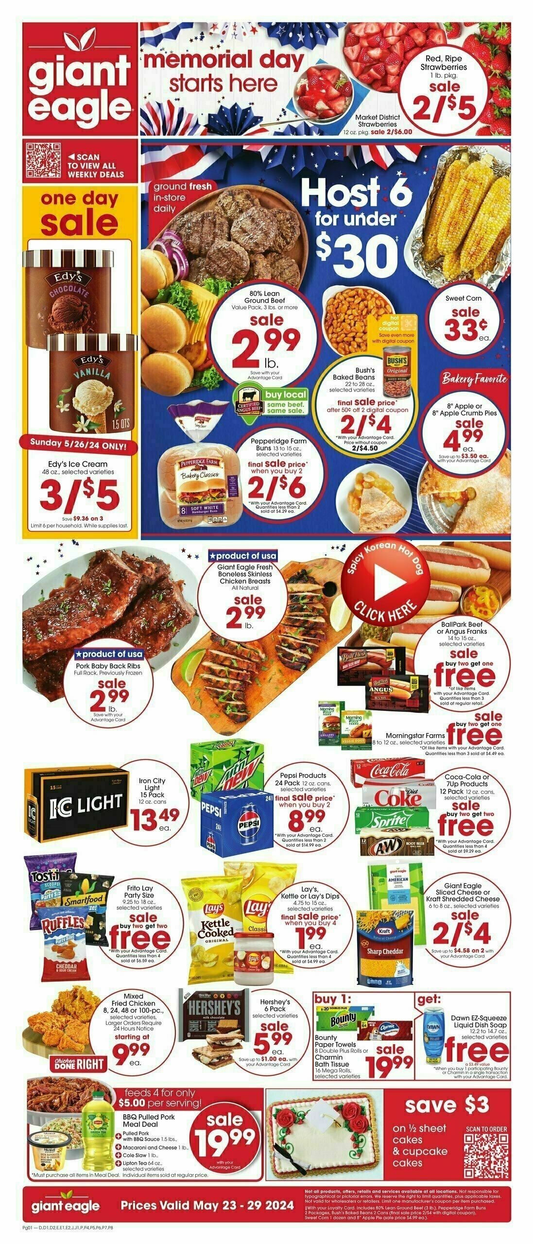 Giant Eagle Weekly Ad from May 23