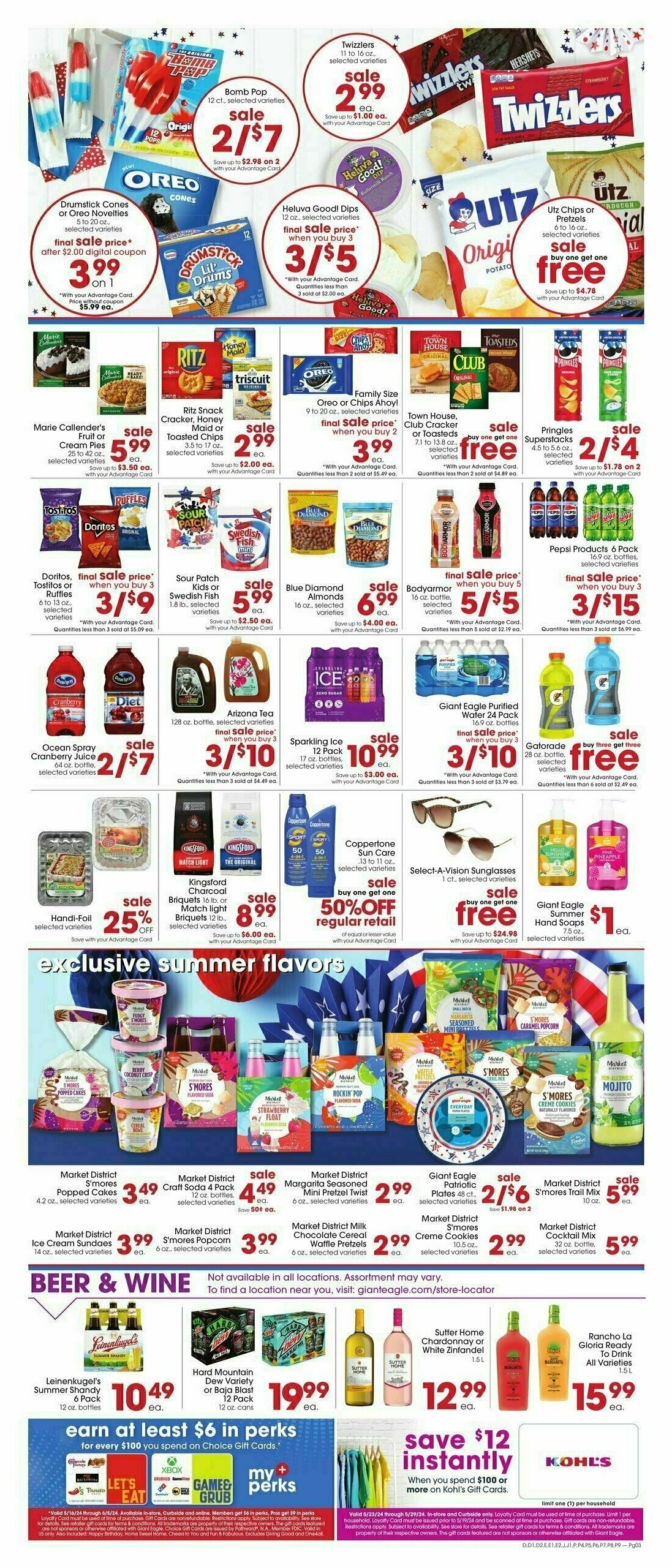 Giant Eagle Weekly Ad from May 23