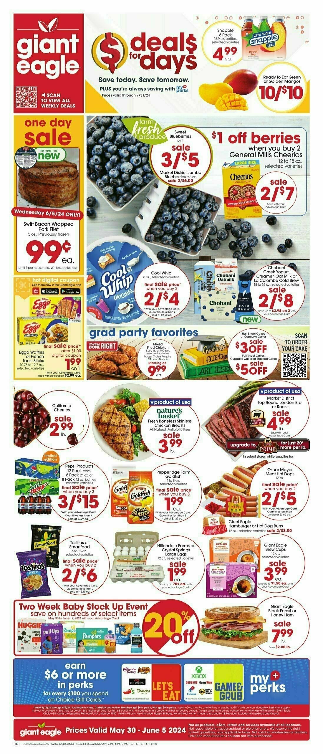 Giant Eagle Weekly Ad from May 30