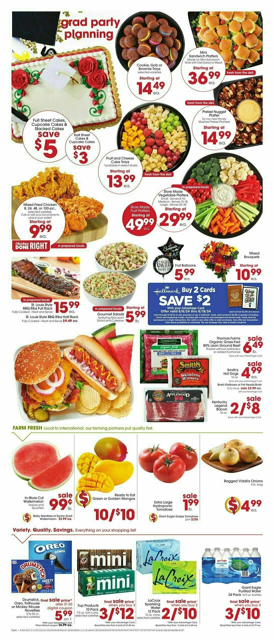 Giant Eagle Weekly Ad from June 6