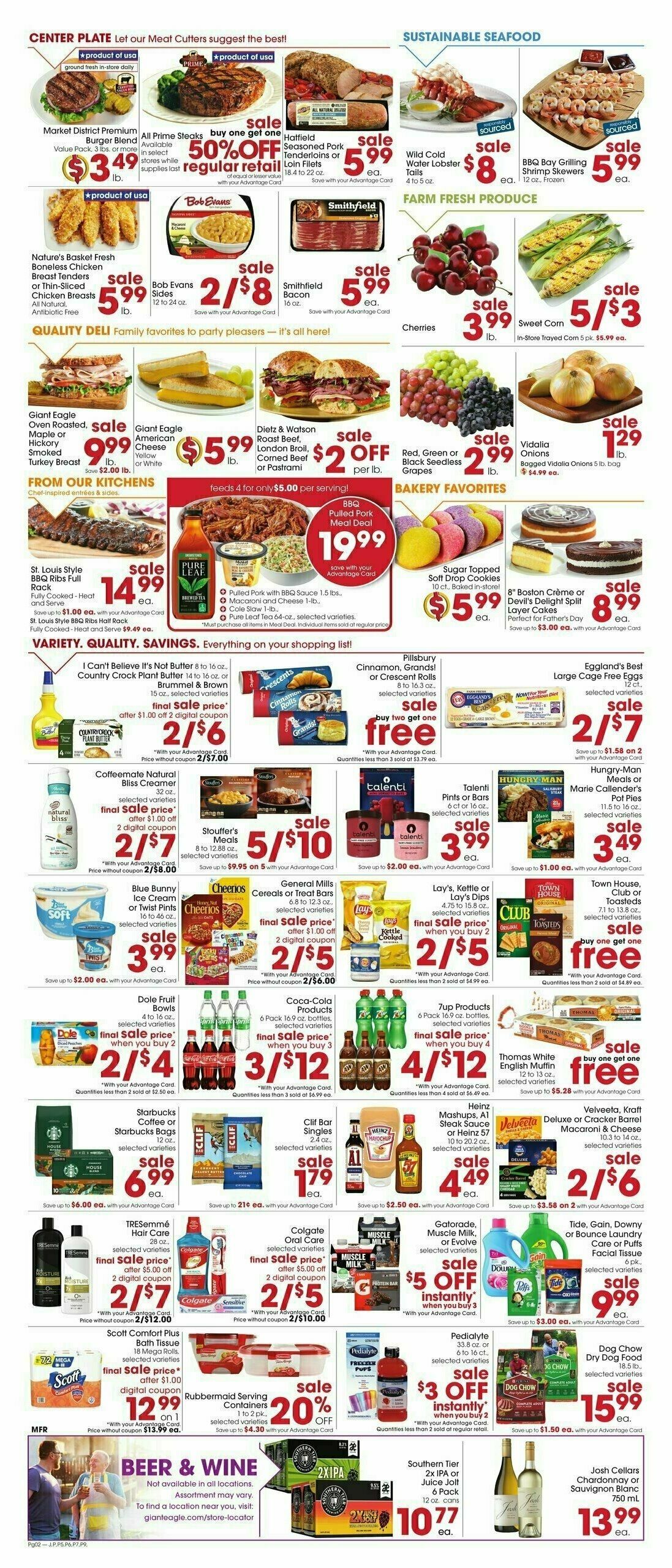 Giant Eagle Weekly Ad from June 13