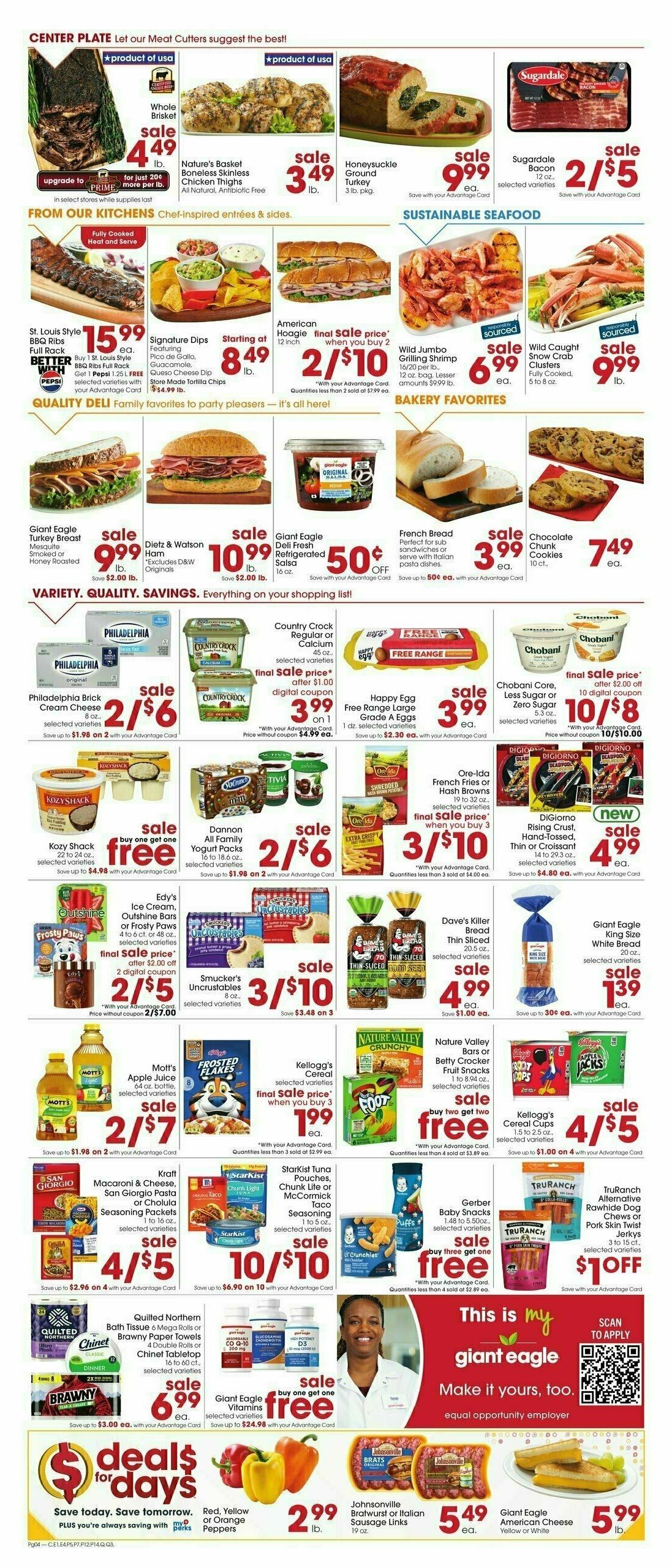 Giant Eagle Weekly Ad from June 27