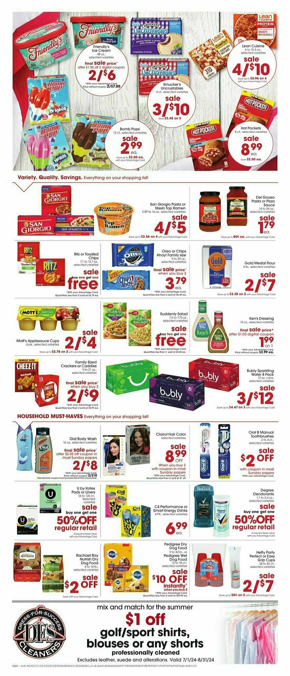 Giant Eagle Weekly Ad from July 4