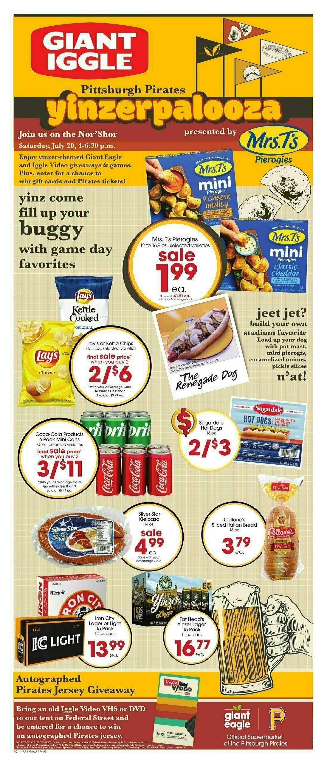 Giant Eagle Weekly Ad from July 18