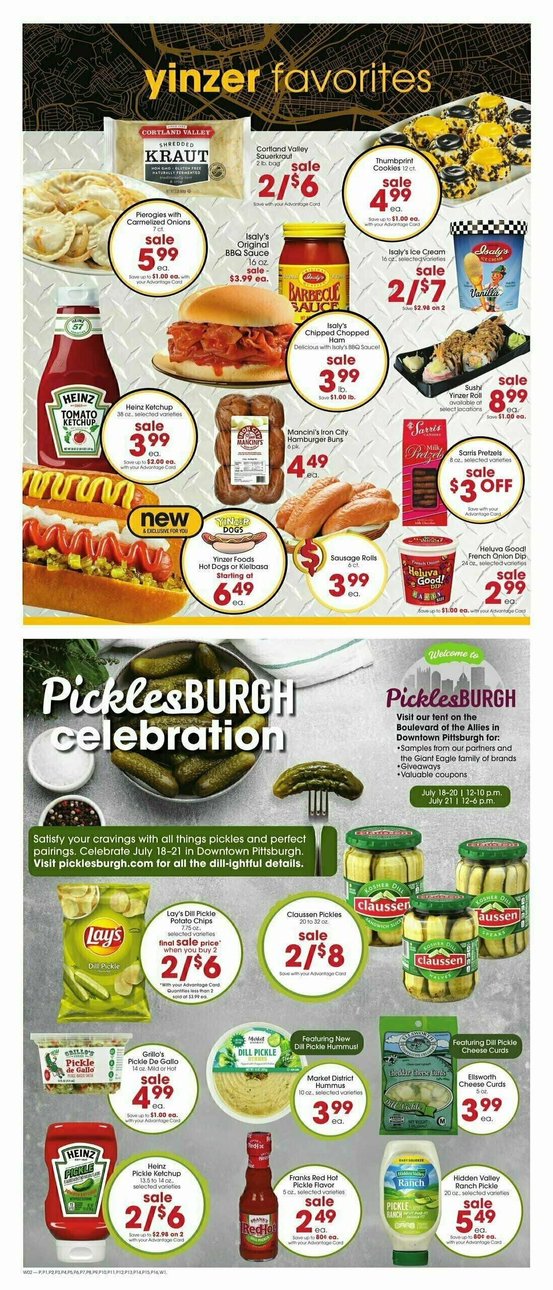 Giant Eagle Weekly Ad from July 18