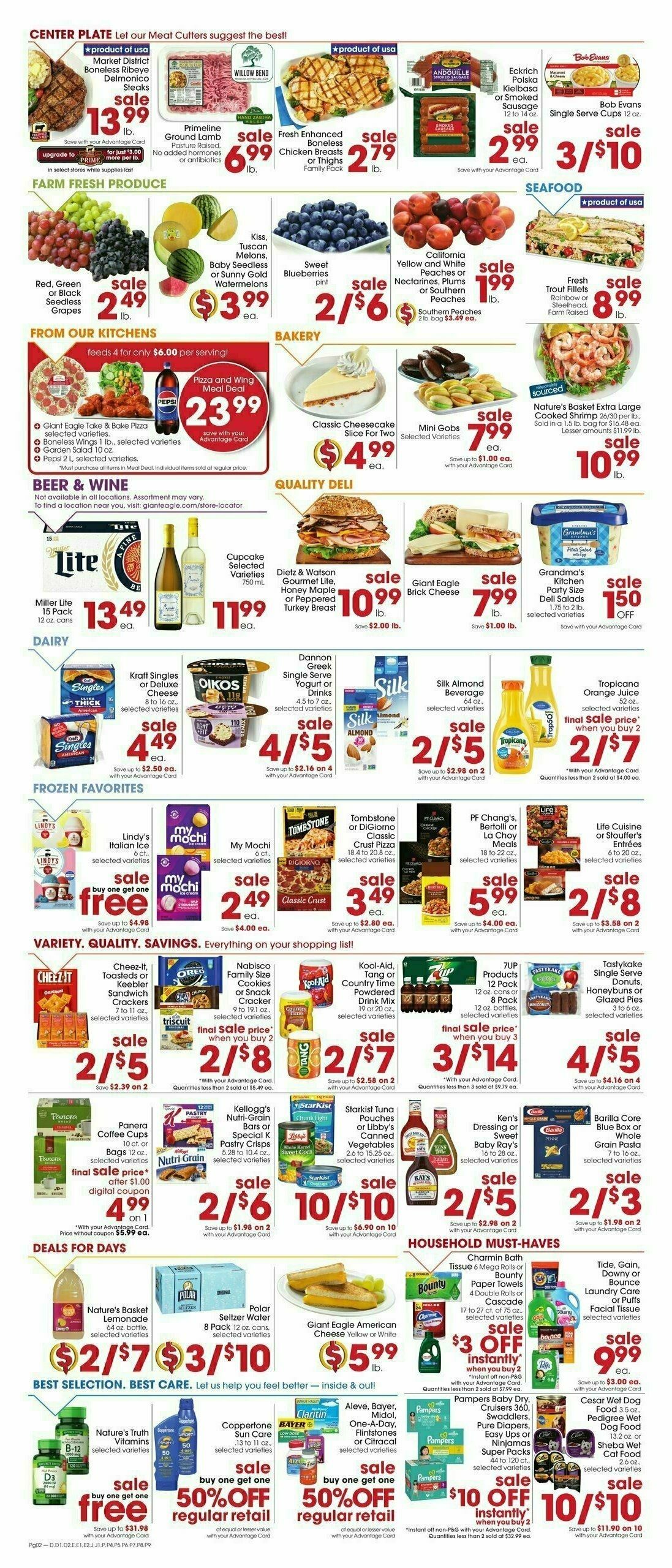 Giant Eagle Weekly Ad from July 18