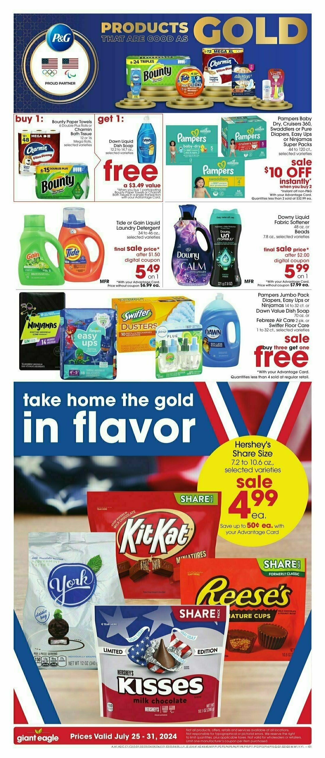 Giant Eagle Weekly Ad from July 25