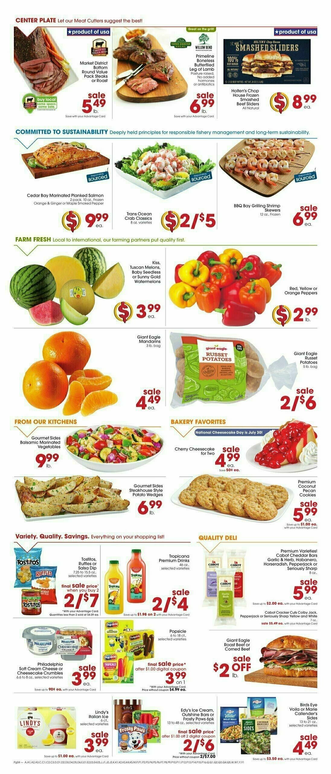 Giant Eagle Weekly Ad from July 25