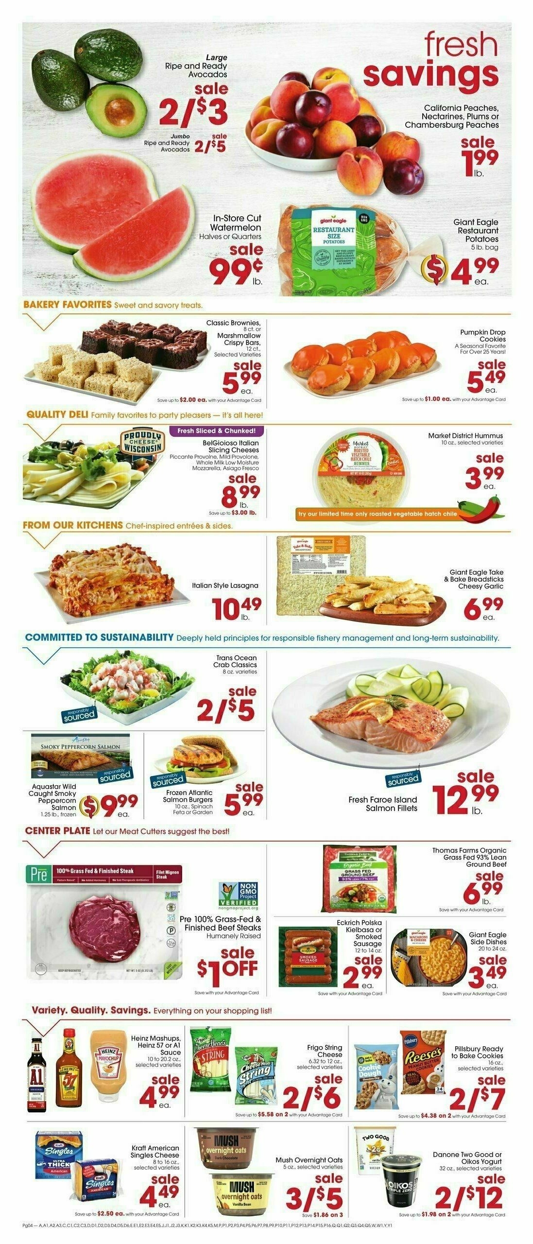 Giant Eagle Weekly Ad from August 15