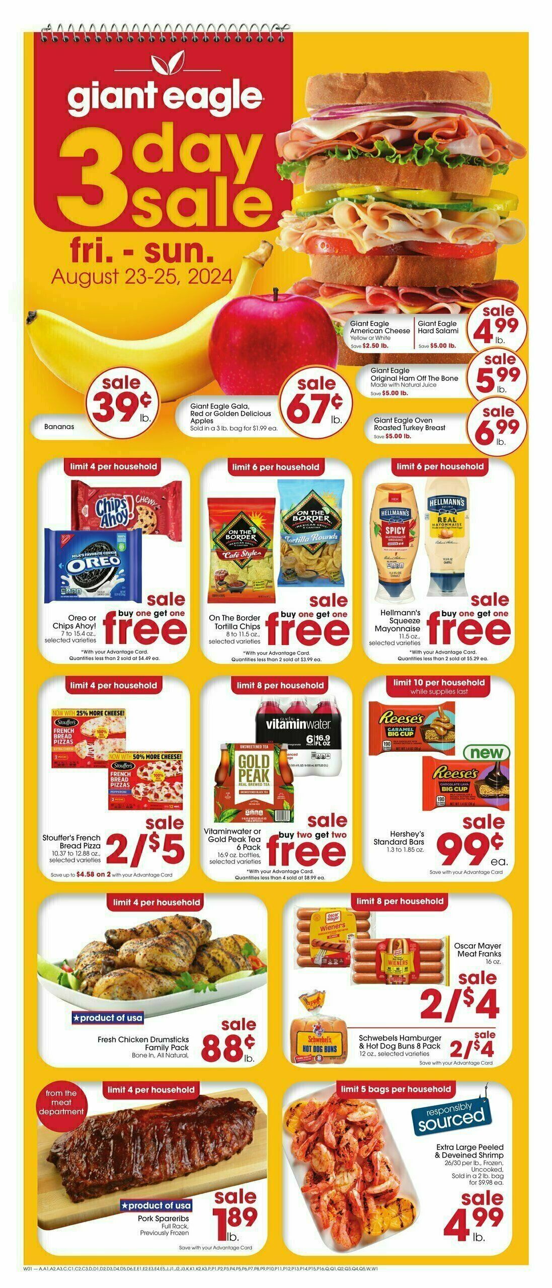 Giant Eagle Weekly Ad from August 22