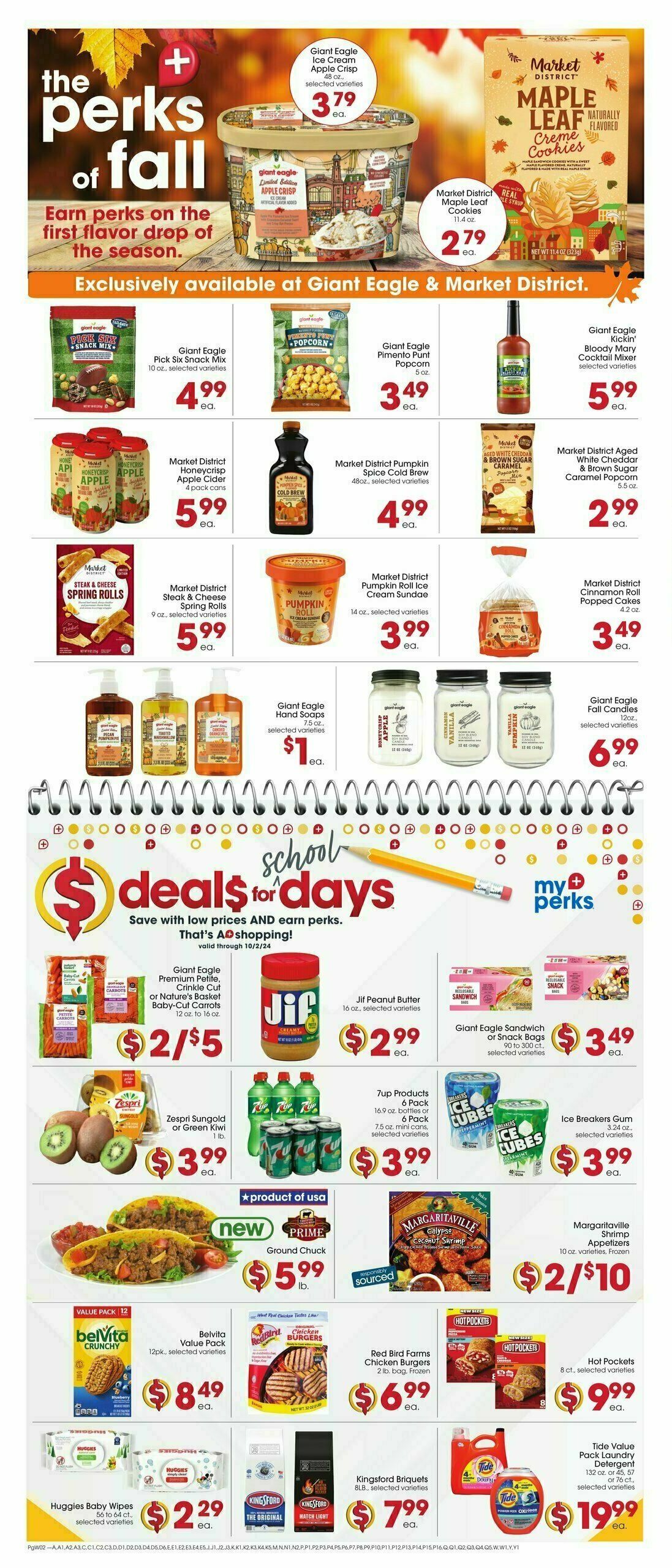 Giant Eagle Weekly Ad from August 22