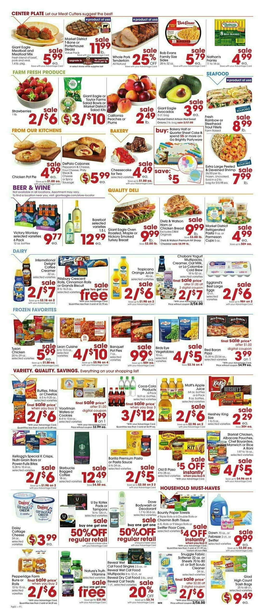 Giant Eagle Weekly Ad from September 5