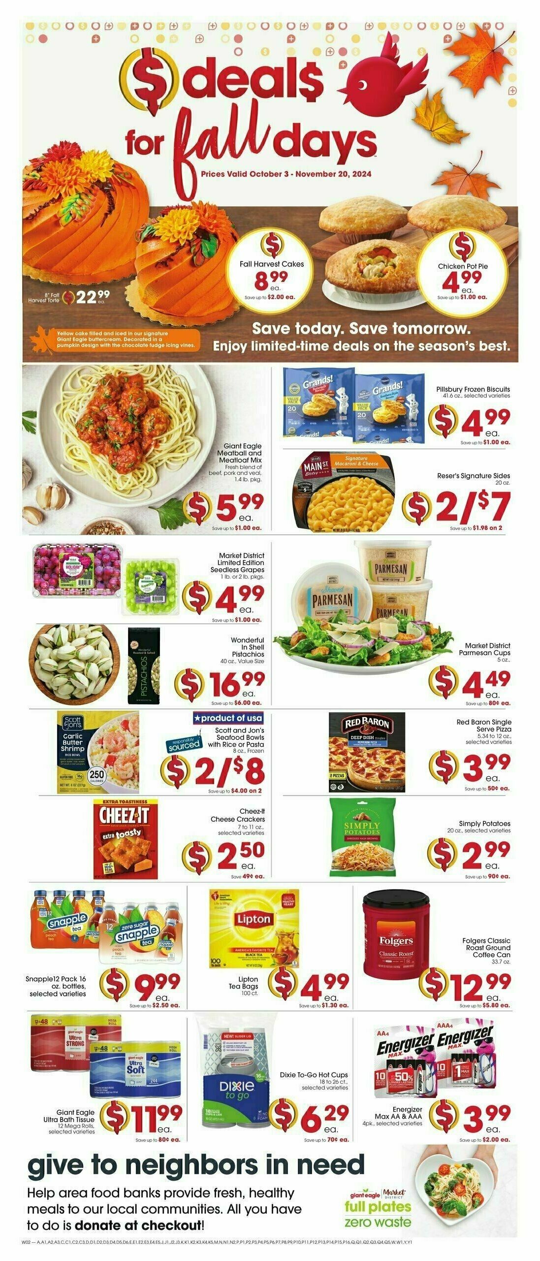 Giant Eagle Weekly Ad from October 3