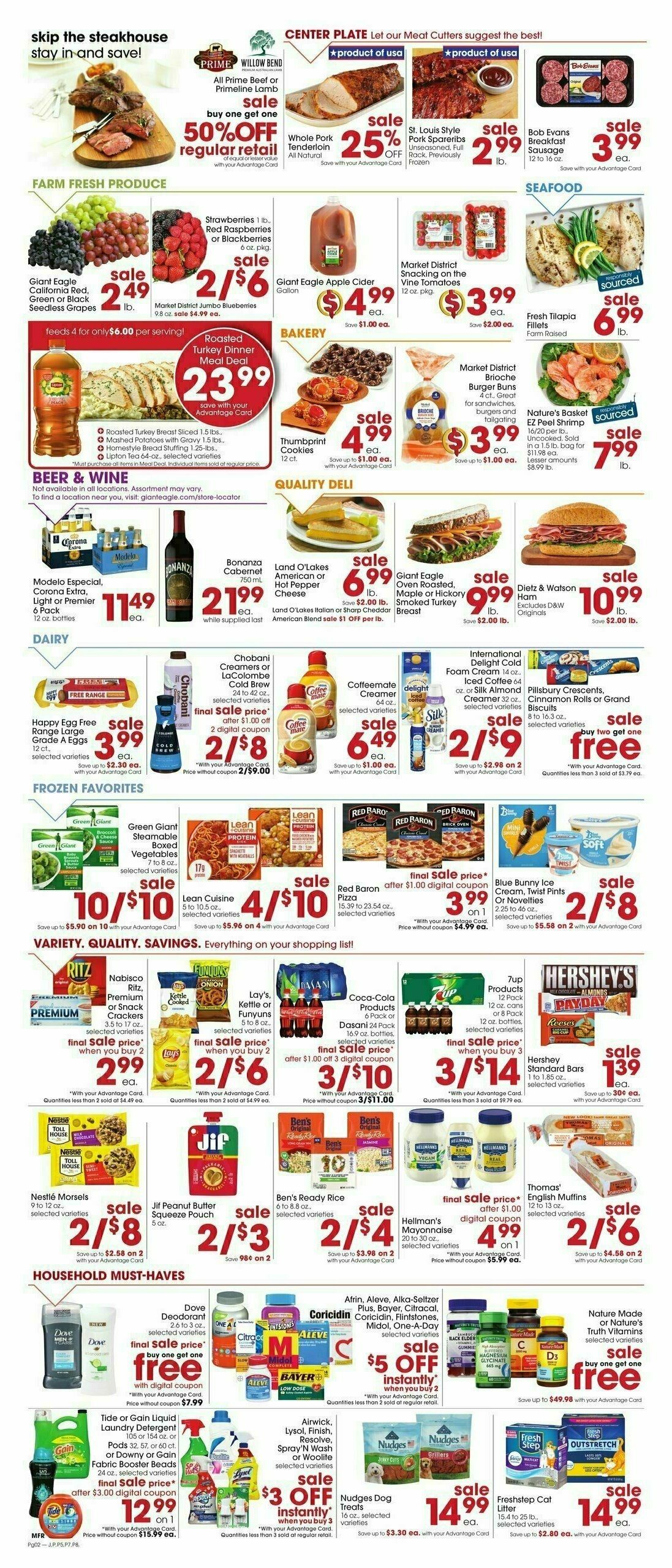 Giant Eagle Weekly Ad from October 3