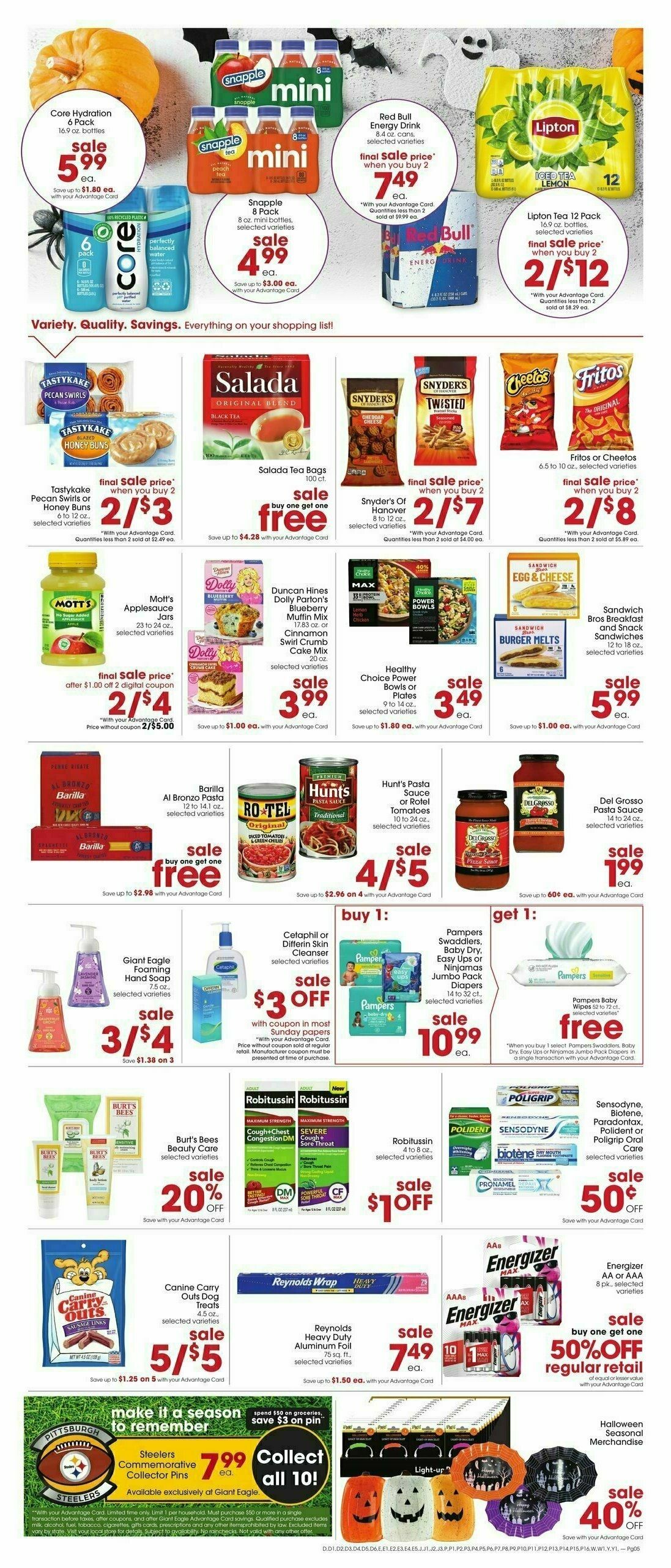 Giant Eagle Weekly Ad from October 24