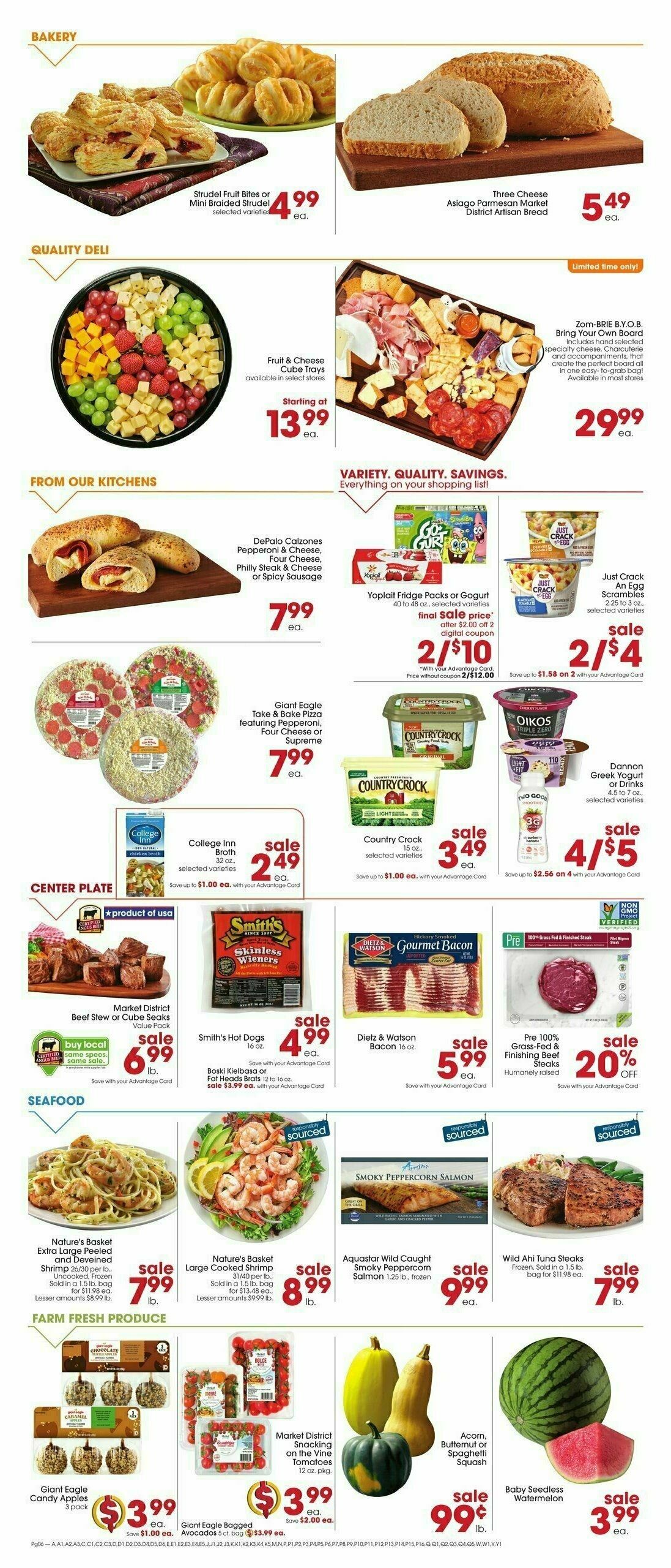 Giant Eagle Weekly Ad from October 24