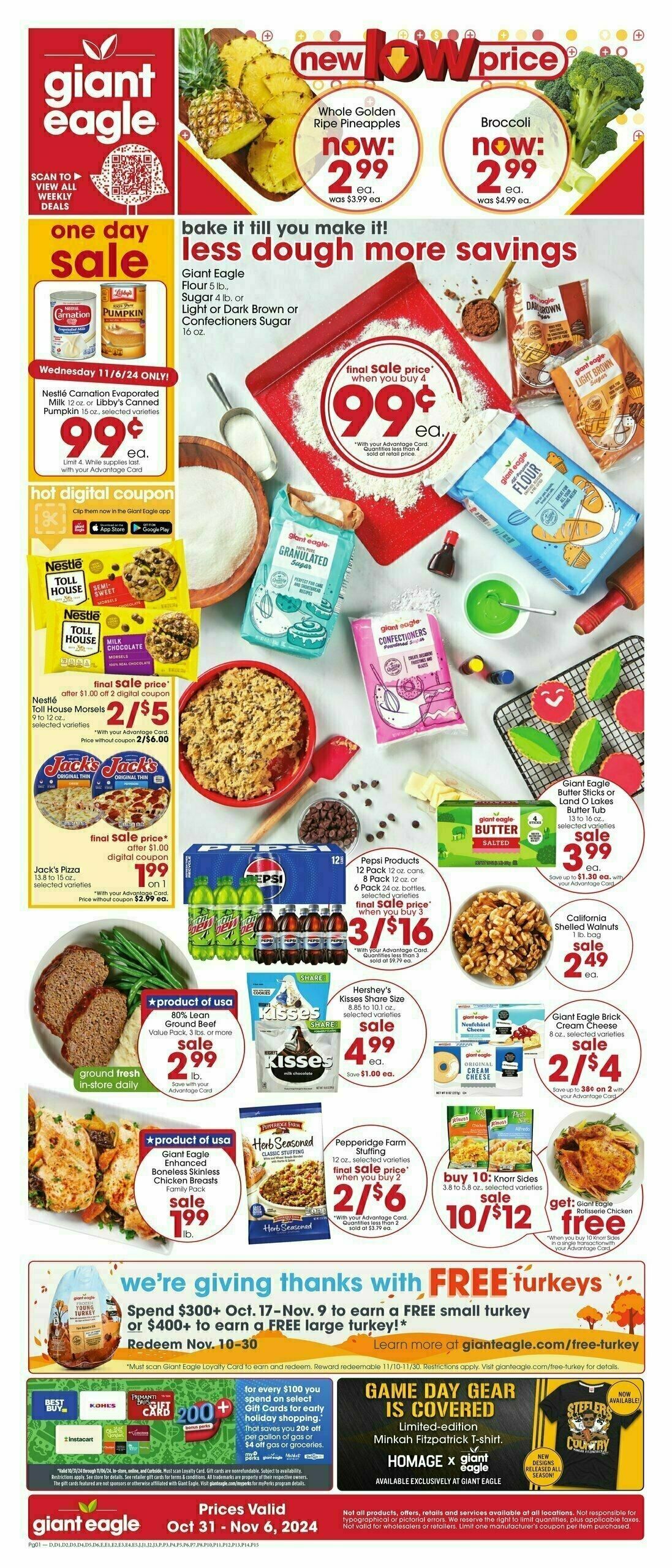 Giant Eagle Weekly Ad from October 31