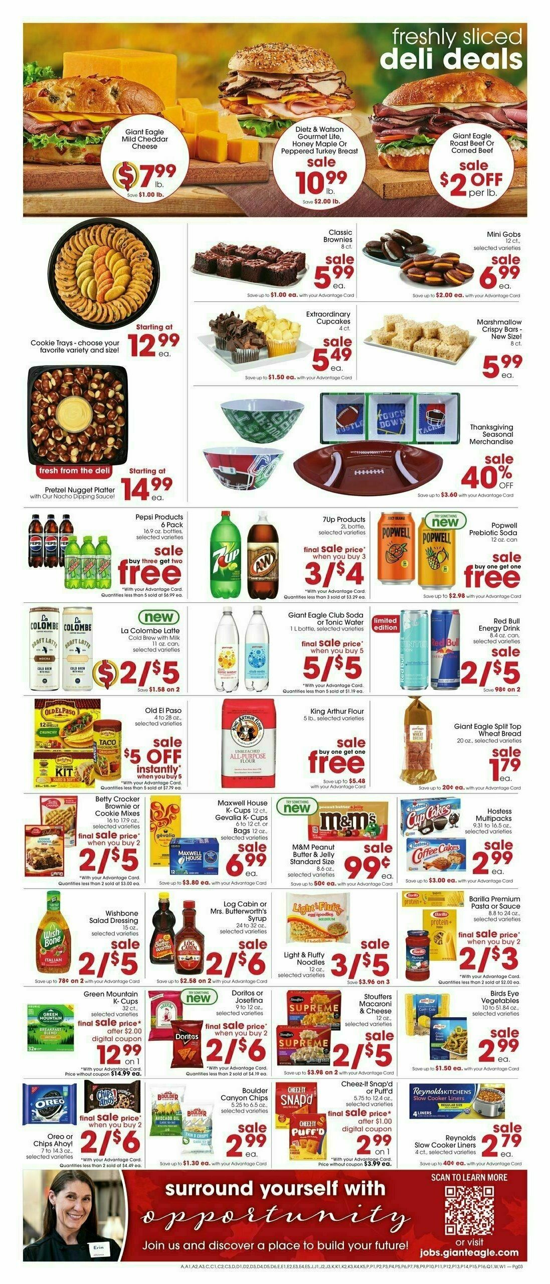 Giant Eagle Weekly Ad from November 7