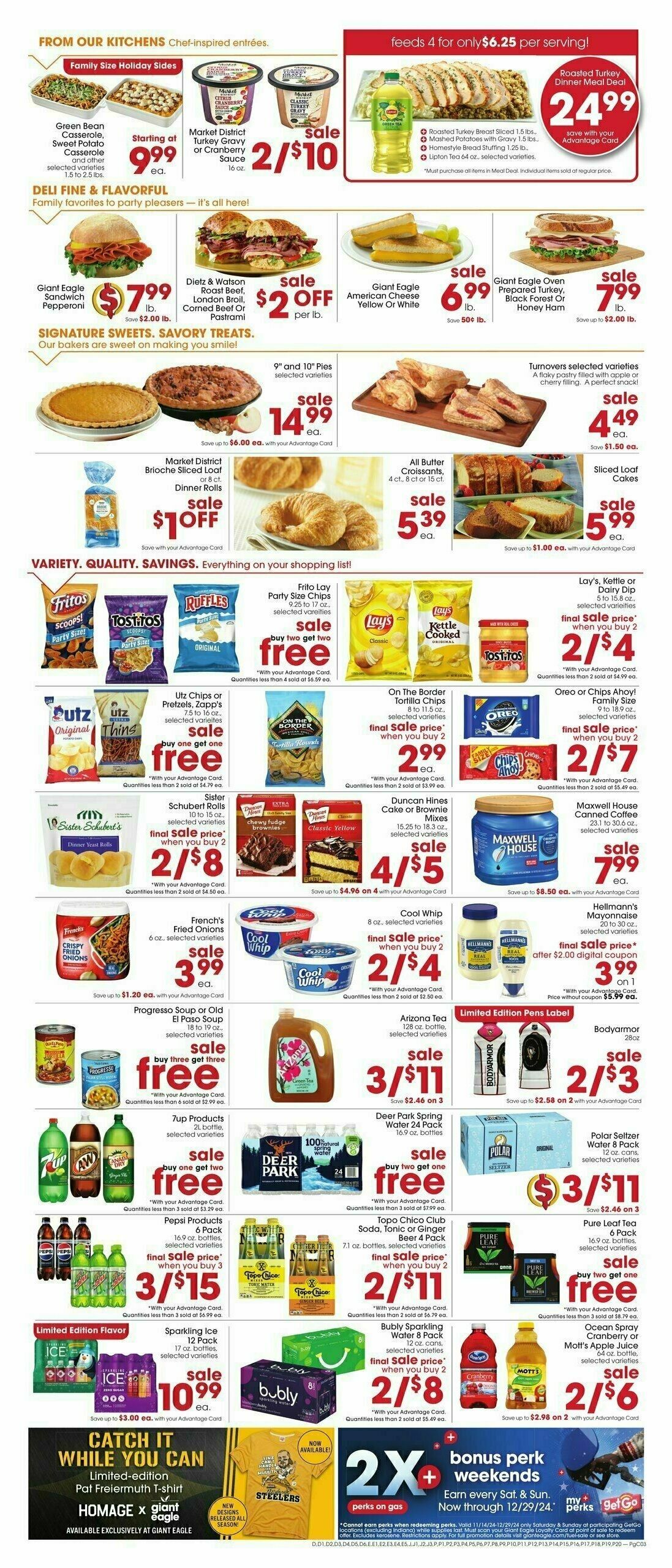 Giant Eagle Weekly Ad from November 21