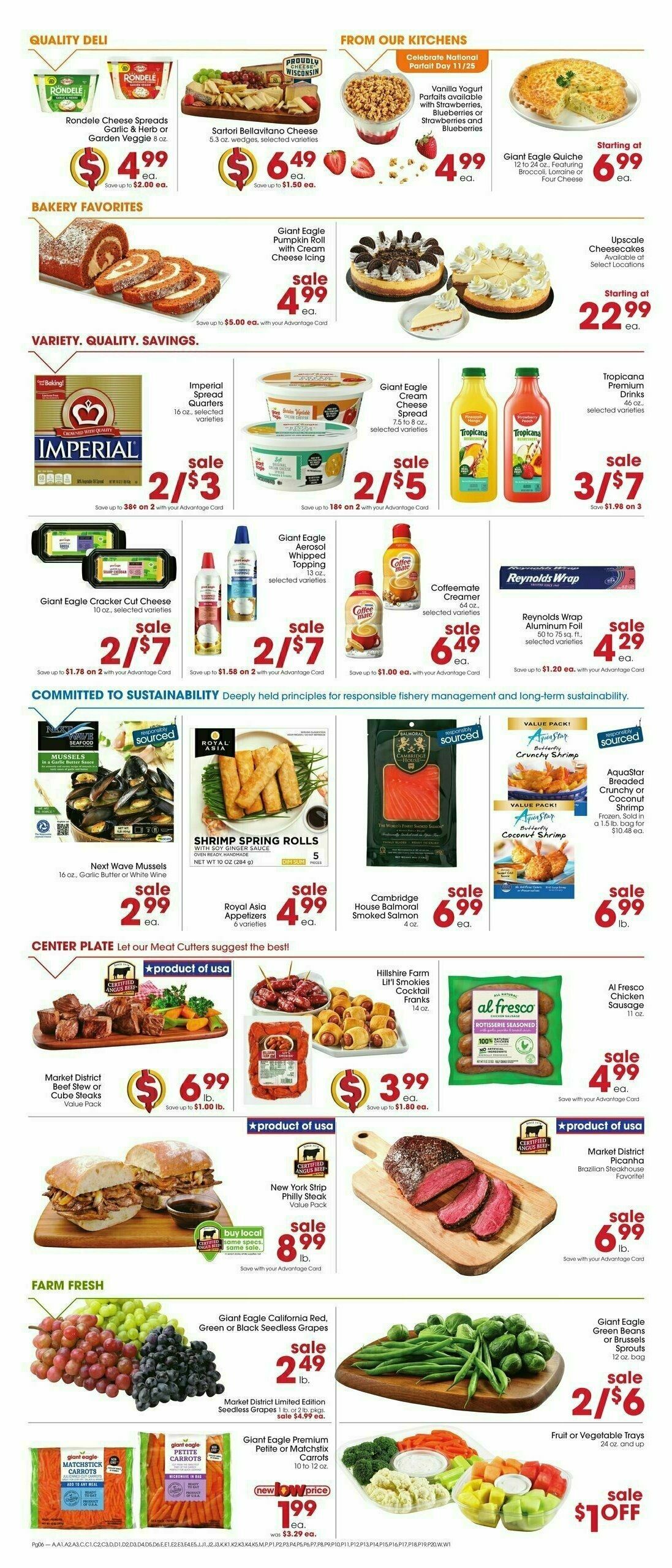 Giant Eagle Weekly Ad from November 21