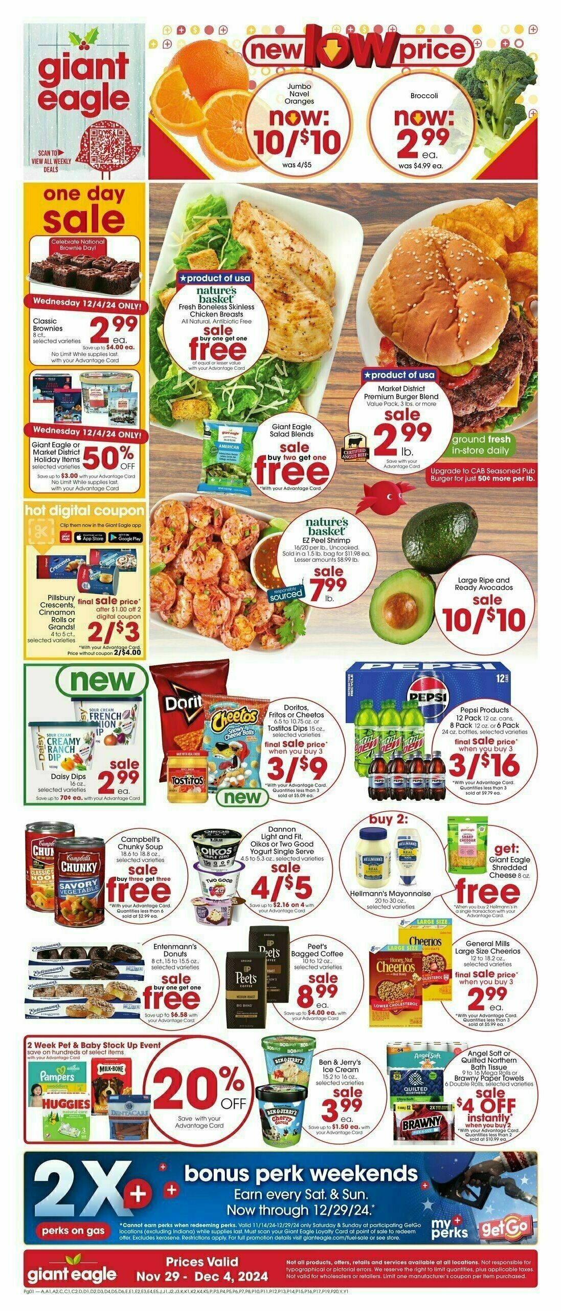 Giant Eagle Weekly Ad from November 29