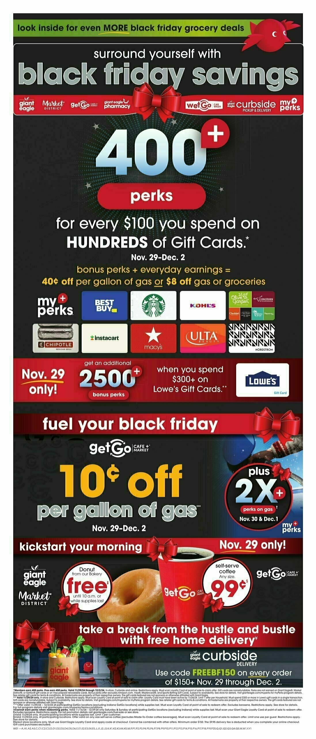 Giant Eagle Weekly Ad from November 29