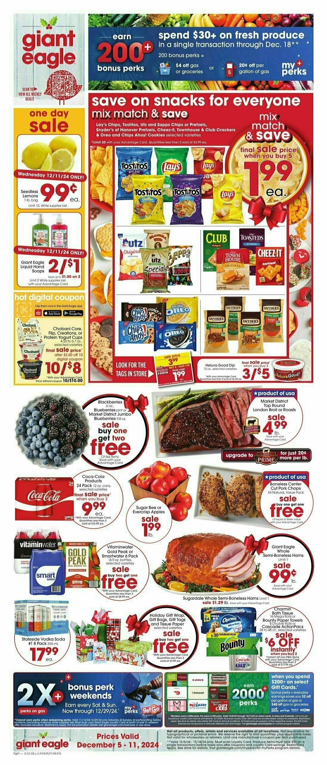 Giant Eagle Weekly Ad from December 5