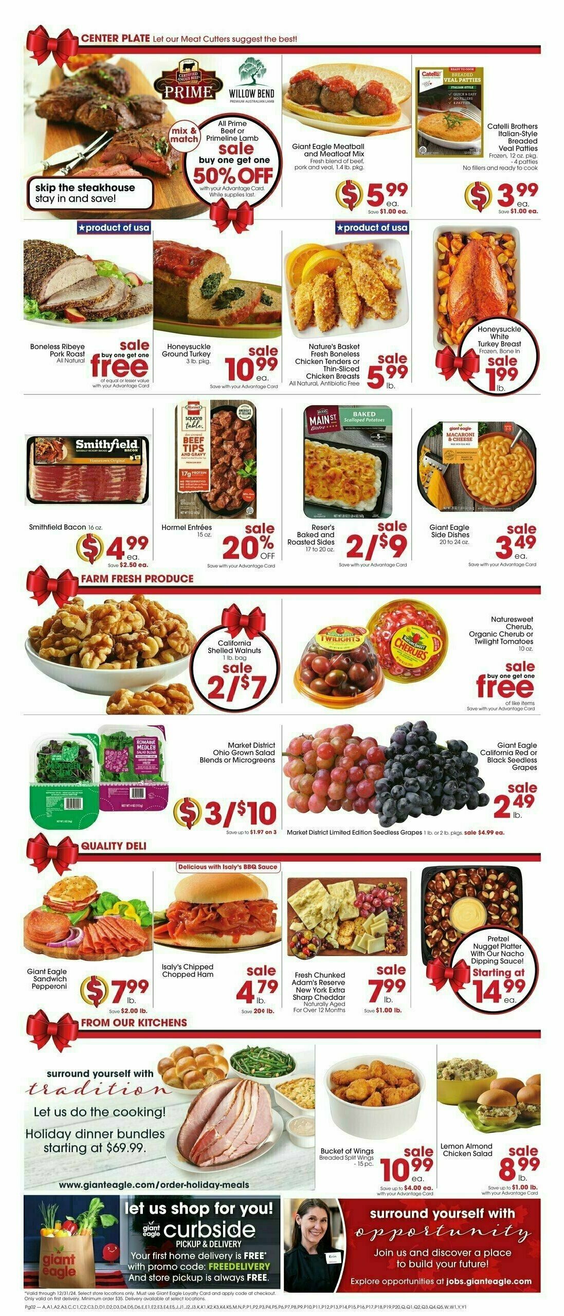 Giant Eagle Weekly Ad from December 5