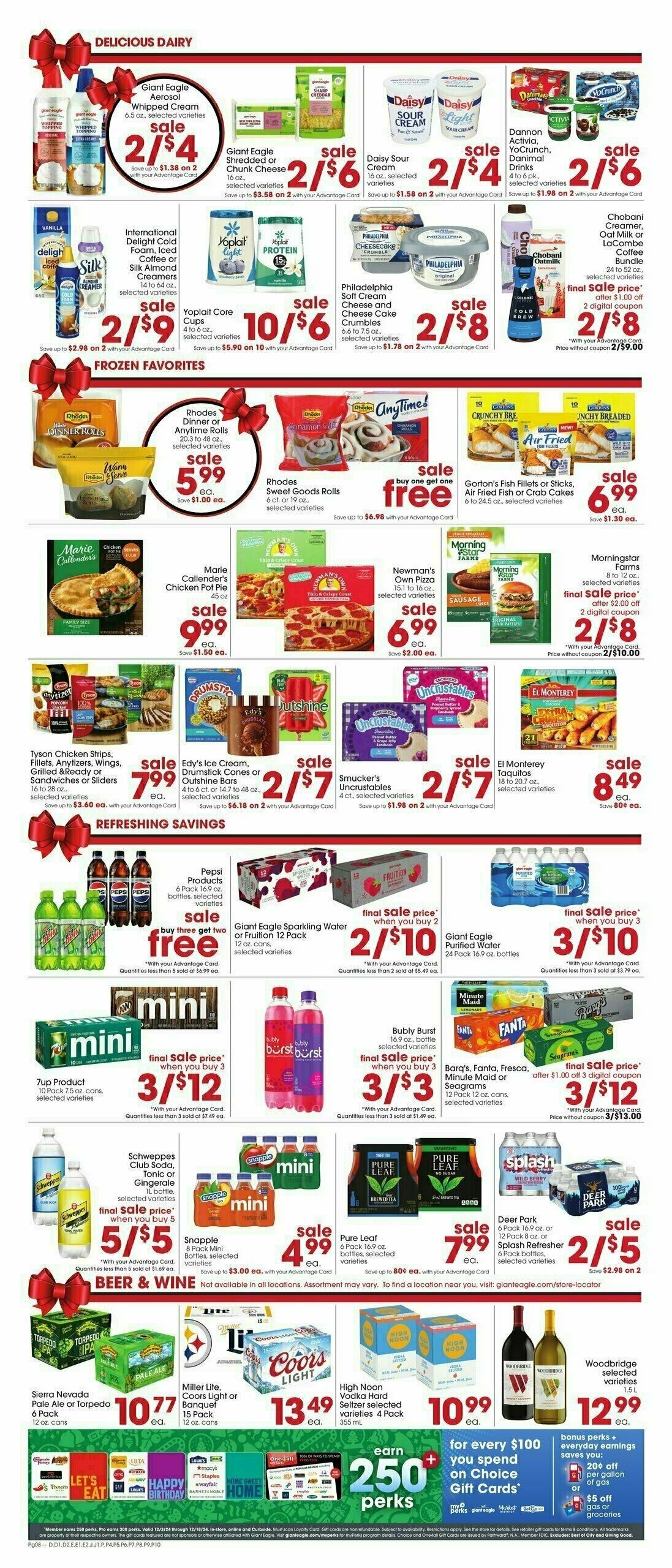 Giant Eagle Weekly Ad from December 5