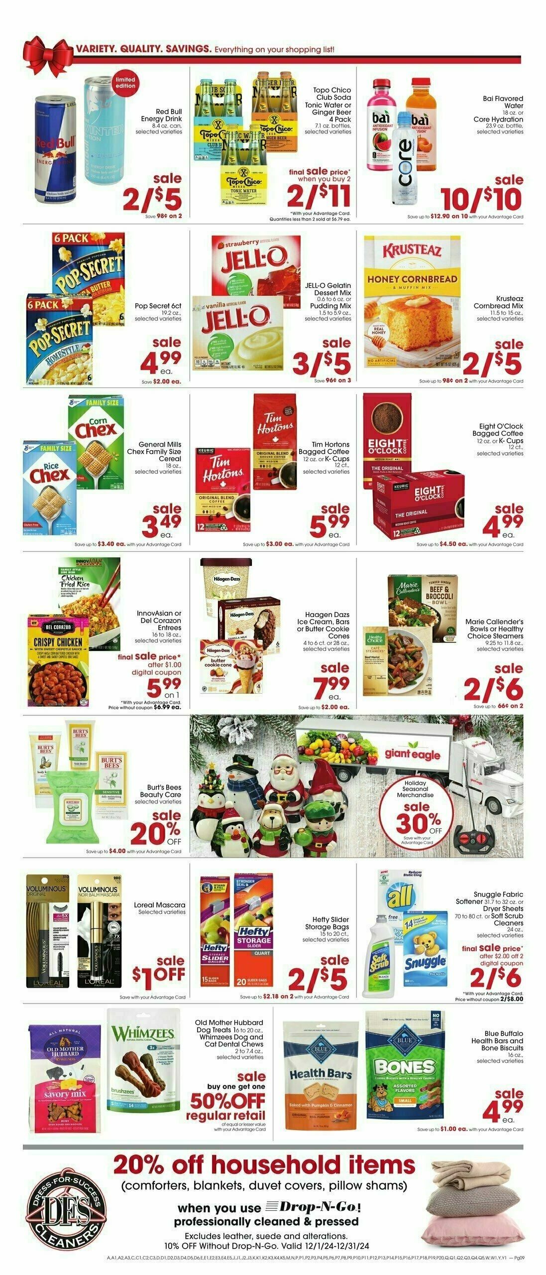 Giant Eagle Weekly Ad from December 5